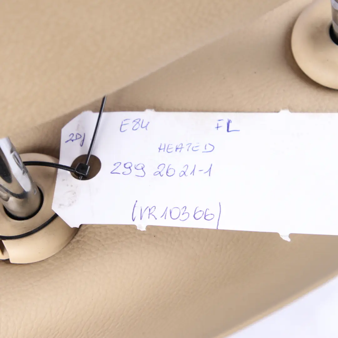 Front Seat BMW X1 E84 Left N/S Heated Leather Nevada Beige Passenger Side to with Part number 2992621 Front Seat BMW X1 E84 Left N/S Heated Leather Nevada Beige Passenger Side - SKU 2992621-1 - Part number 2992621