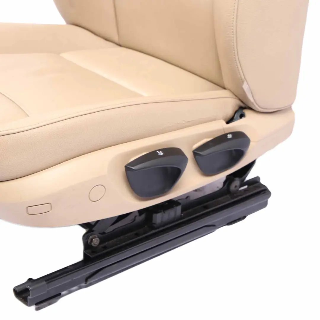 Front Seat BMW X1 E84 Left N/S Heated Leather Nevada Beige Passenger Side to with Part number 2992621 Front Seat BMW X1 E84 Left N/S Heated Leather Nevada Beige Passenger Side - SKU 2992621-1 - Part number 2992621