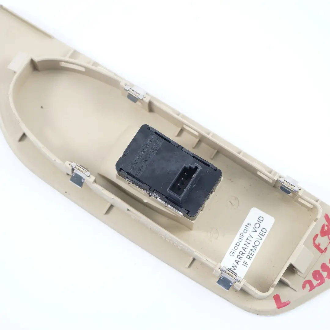BMW X1 E84 Switch Control Power Window Lifter Button Left N/S Trim Beige - SKU 2992943 - Part number 2992943