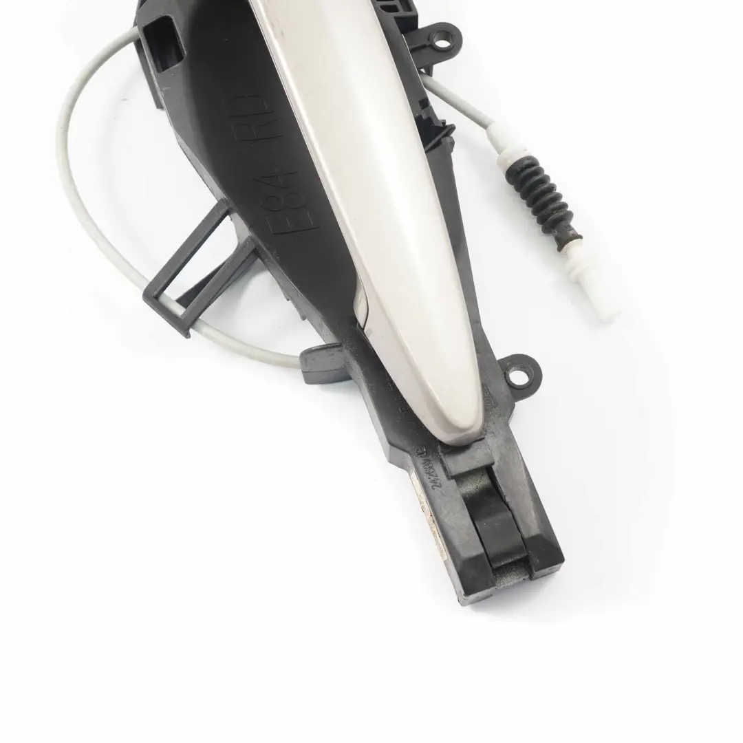 Handle Door BMW E84 X1 Rear Left Outside Grab Kaschmirsilber Cashmere Silver A72 to with Part number 2992975 Handle Door BMW E84 X1 Rear Left Outside Grab Kaschmirsilber Cashmere Silver A72 - SKU 2992975-KAS - Part number 2992975