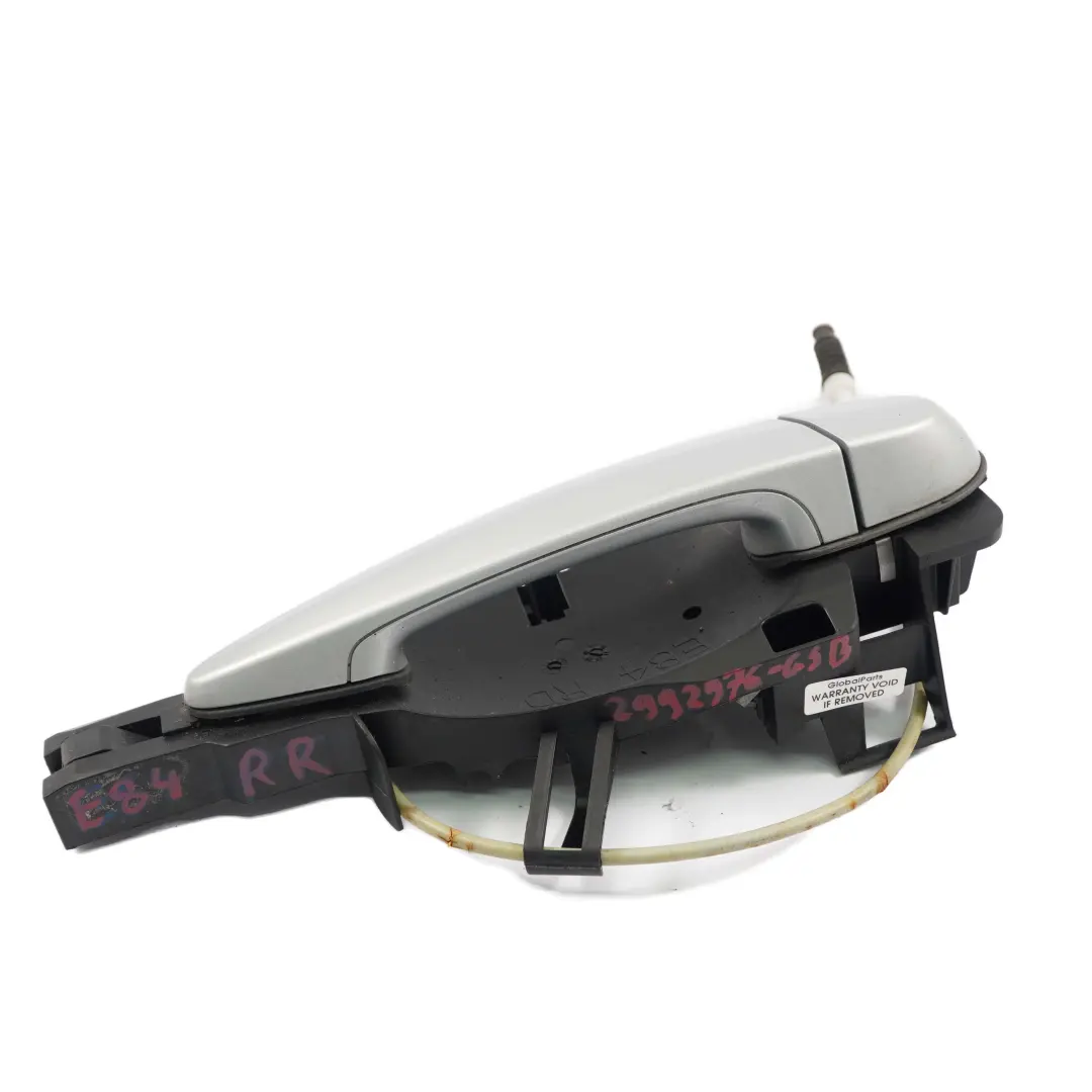Right Door Grab Handle O/S Glaciersilber Silver Metallic - A83 to BMW X1 E84 Rear with Part number 2992976 BMW X1 E84 Rear Right Door Grab Handle O/S Glaciersilber Silver Metallic - A83 - SKU 2992976-GSB - Part number 2992976