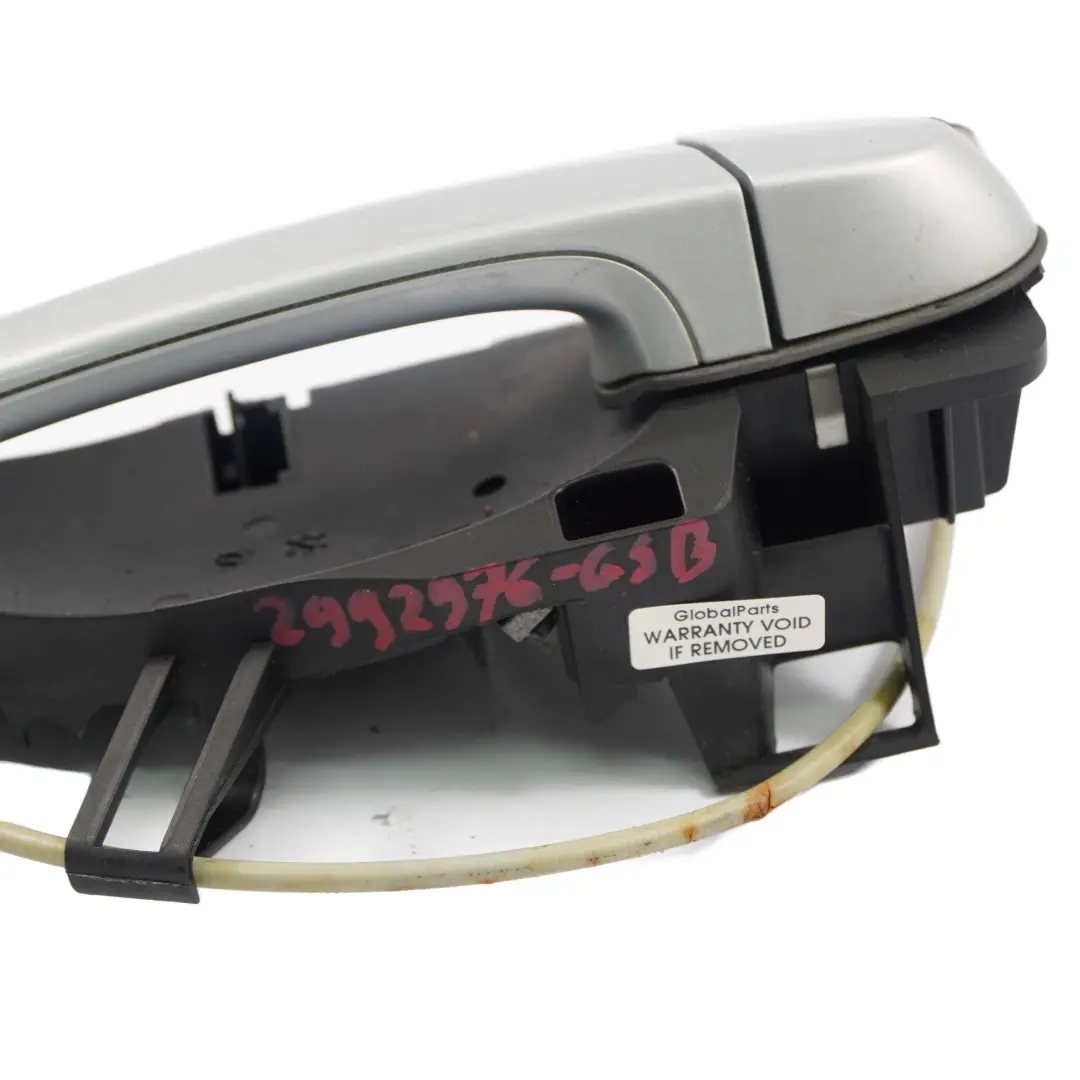 BMW E84 manija De La puerta trasera derecha Glaciersilber plata metalizado - A83 - SKU 2992976-GSB - Número de pieza 2992976