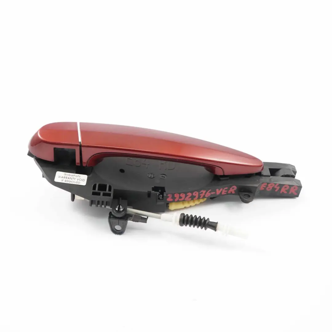 manija De La puerta trasera derecha O / Vermillionrot Metallic Red A82 para BMW E84 con número de pieza 2992976 BMW E84 manija De La puerta trasera derecha O / Vermillionrot Metallic Red A82 - SKU 2992976-VER - Número de pieza 2992976