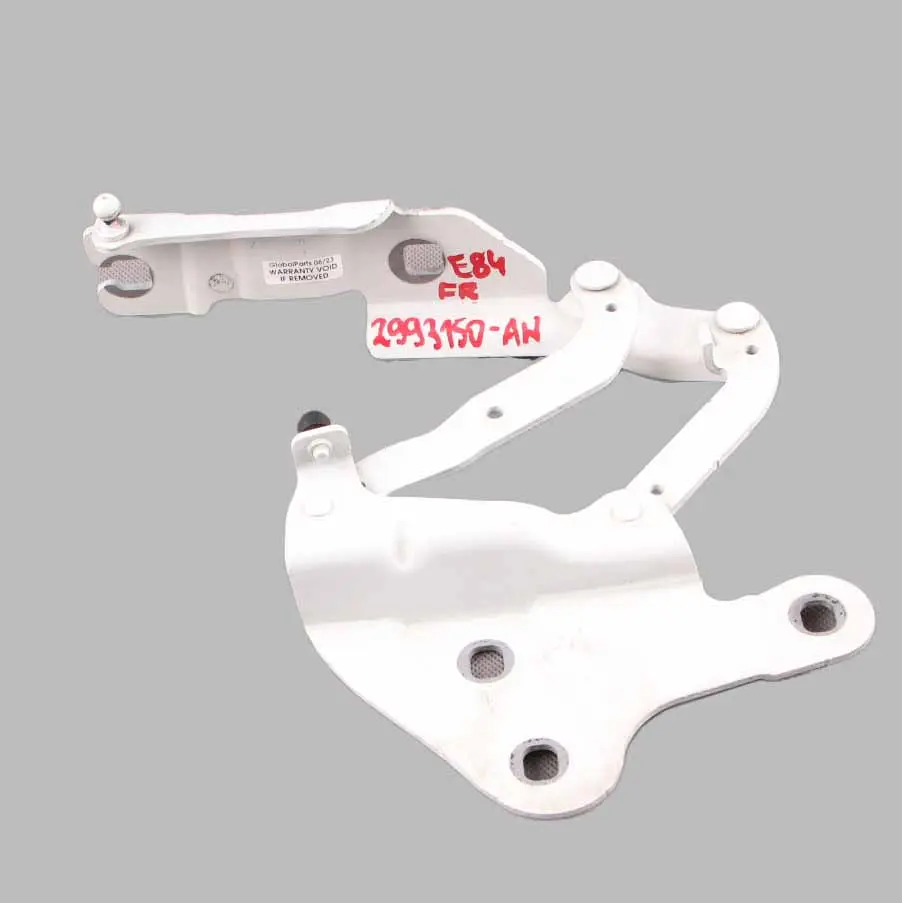 Bonnet Hood Hinge Right O/S Alpinweiss Alpine White - 300 2990360 to BMW X1 E84 with Part number 2993150 BMW X1 E84 Bonnet Hood Hinge Right O/S Alpinweiss Alpine White - 300 2990360 - SKU 2993150-AW - Part number 2993150