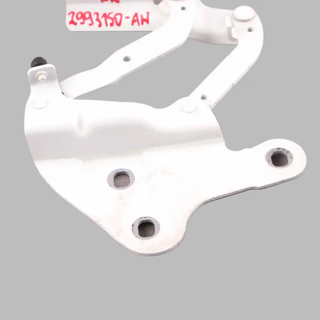 Capó Bisagra Derecha Alpinweiss Blanco Alpino - 300 2990360 para BMW X1 E84 con número de pieza 2993150 BMW X1 E84 Capó Bisagra Derecha Alpinweiss Blanco Alpino - 300 2990360 - SKU 2993150-AW - Número de pieza 2993150