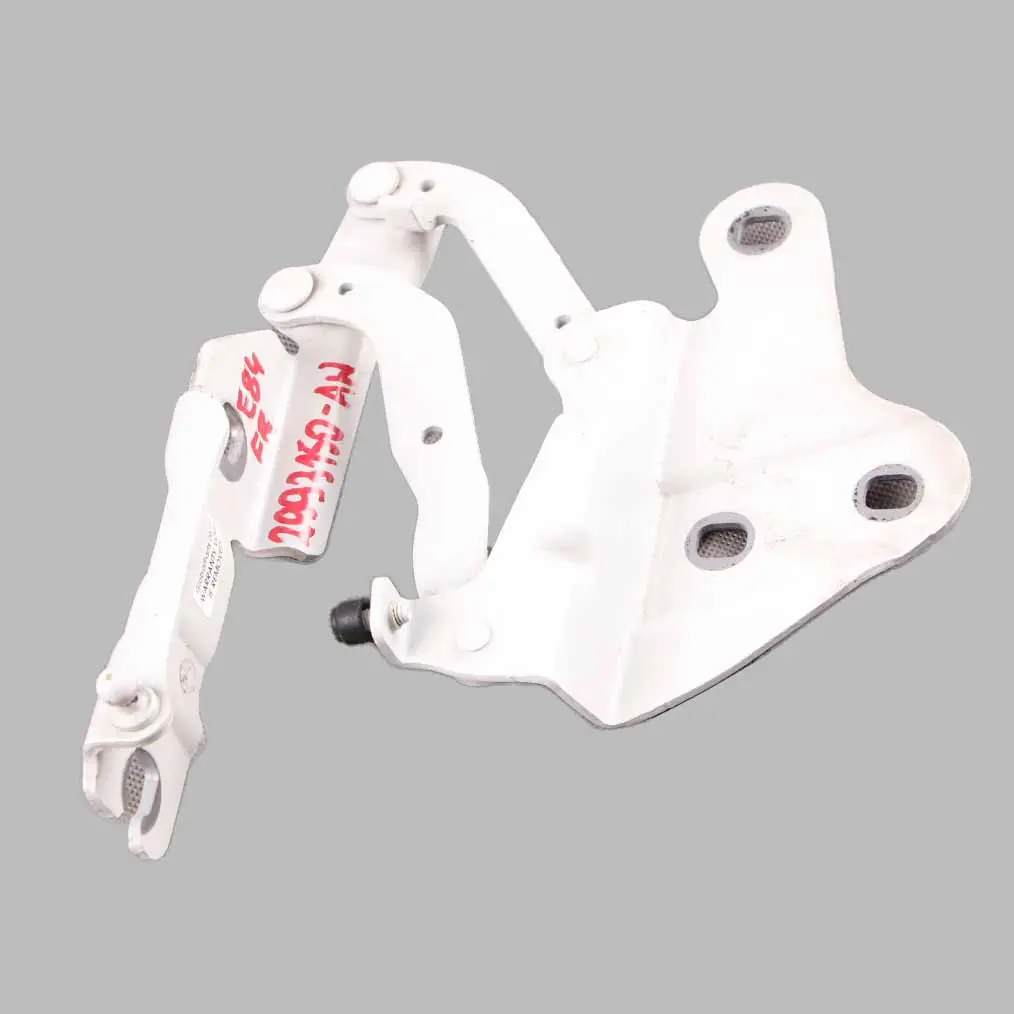 Capó Bisagra Derecha Alpinweiss Blanco Alpino - 300 2990360 para BMW X1 E84 con número de pieza 2993150 BMW X1 E84 Capó Bisagra Derecha Alpinweiss Blanco Alpino - 300 2990360 - SKU 2993150-AW - Número de pieza 2993150
