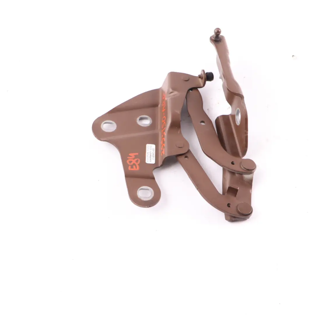BMW X1 E84 Bonnet Hood Hinge Front Right O/S Marrakesch Brown - B09 2990360 - SKU 2993150-MBR - Part number 2993150