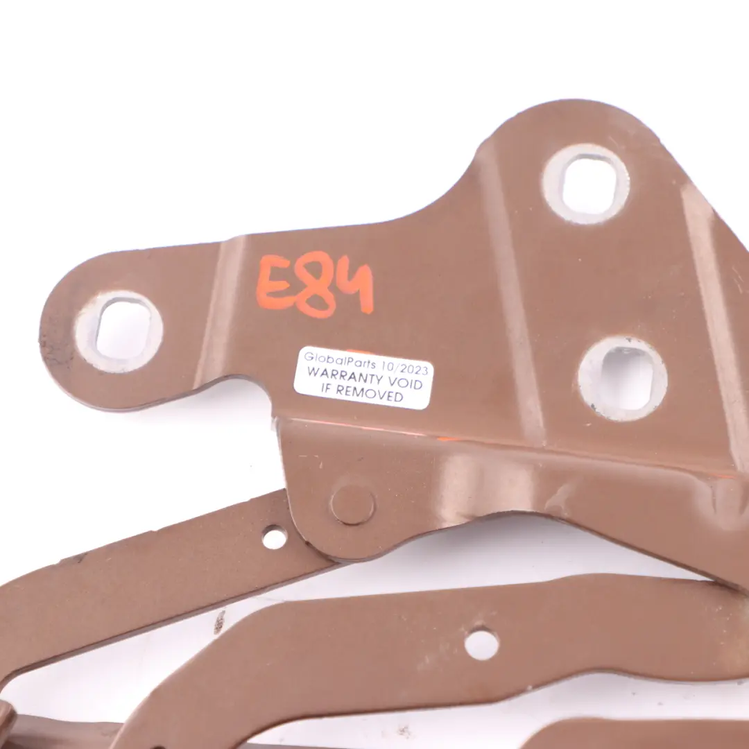 Bonnet Hood Hinge Front Right O/S Marrakesch Brown - B09 2990360 to BMW X1 E84 with Part number 2993150 BMW X1 E84 Bonnet Hood Hinge Front Right O/S Marrakesch Brown - B09 2990360 - SKU 2993150-MBR - Part number 2993150