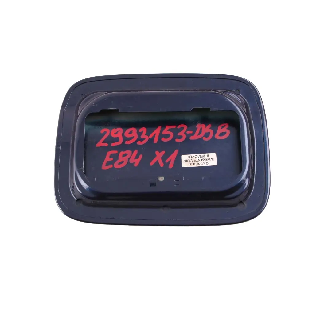 Combustible Llenar Flap Cubierta Panel Tiefseeblau Deep Sea Blue A76 para BMW X1 E84 con número de pieza 2993153 BMW X1 E84 Combustible Llenar Flap Cubierta Panel Tiefseeblau Deep Sea Blue A76 - SKU 2993153-DSB - Número de pieza 2993153