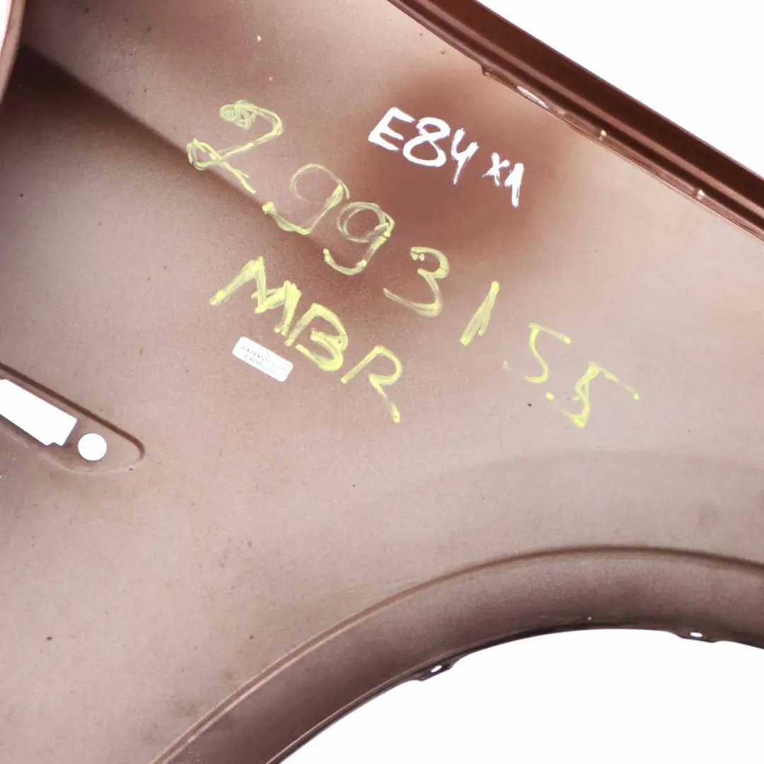 Side Wing Panel Front Left N/S Fender Cover Marrakesch Brown - B09 to BMW X1 E84 with Part number 2993155 BMW X1 E84 Side Wing Panel Front Left N/S Fender Cover Marrakesch Brown - B09 - SKU 2993155-MBR - Part number 2993155