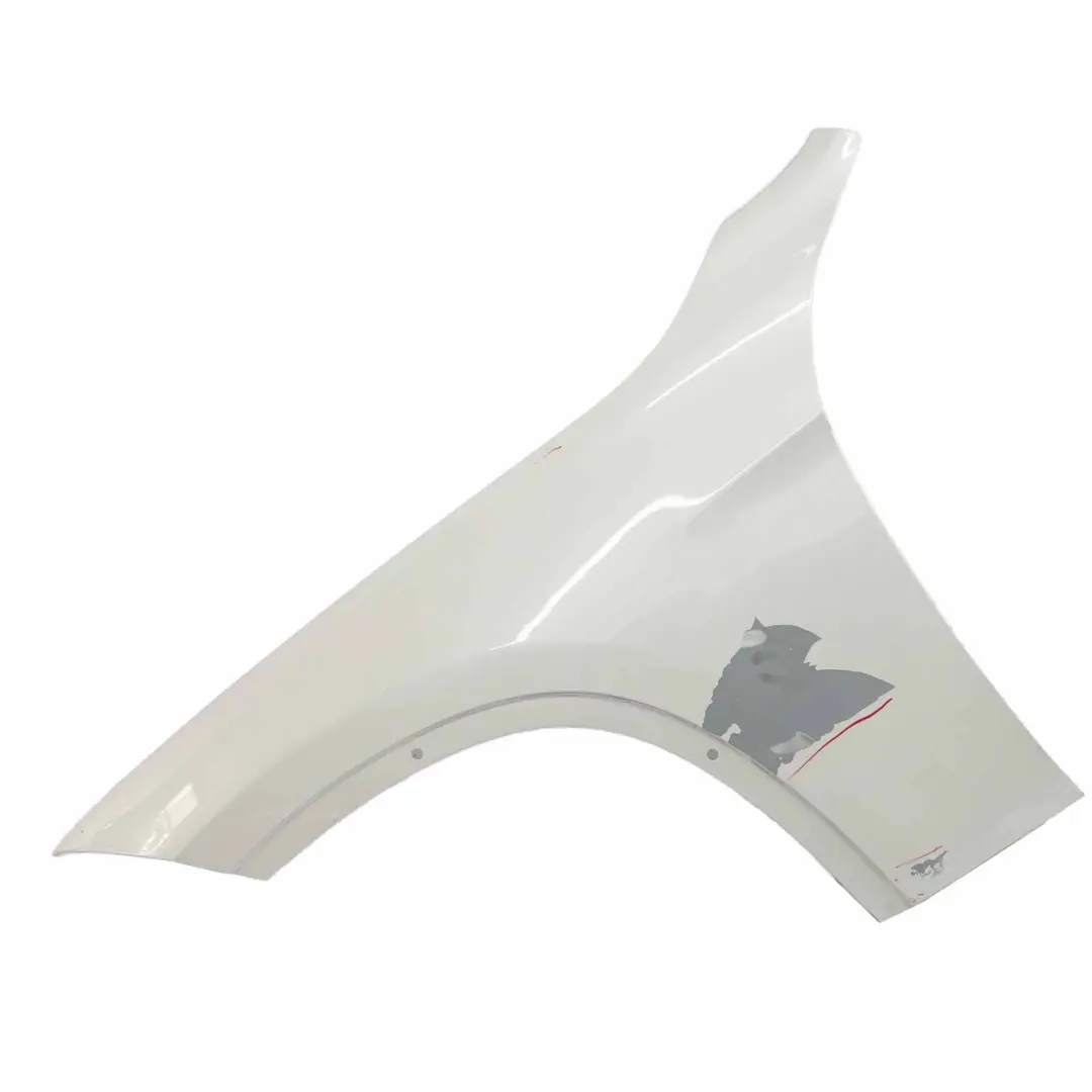 Front Left N/S Side Panel Fender Wing Mineral White Metallic - A96 to BMW X1 E84 with Part number 7332423 BMW X1 E84 Front Left N/S Side Panel Fender Wing Mineral White Metallic - A96 - SKU 7332423-MW - Part number 7332423