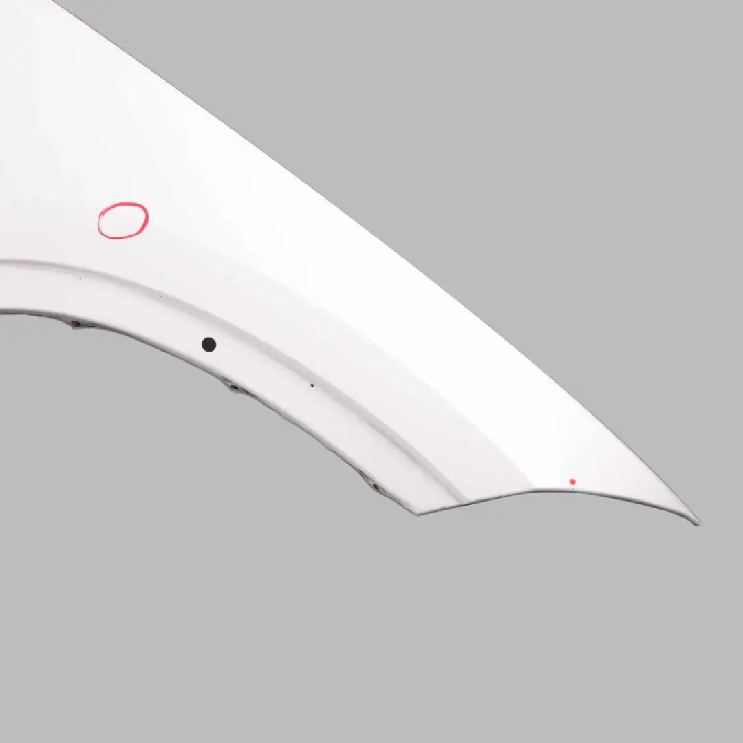 Front Right O/S Side Panel Fender Wing Alpinweiss Alpine White - 300 to BMW X1 E84 with Part number 2993156 BMW X1 E84 Front Right O/S Side Panel Fender Wing Alpinweiss Alpine White - 300 - SKU 2993156-AW - Part number 2993156