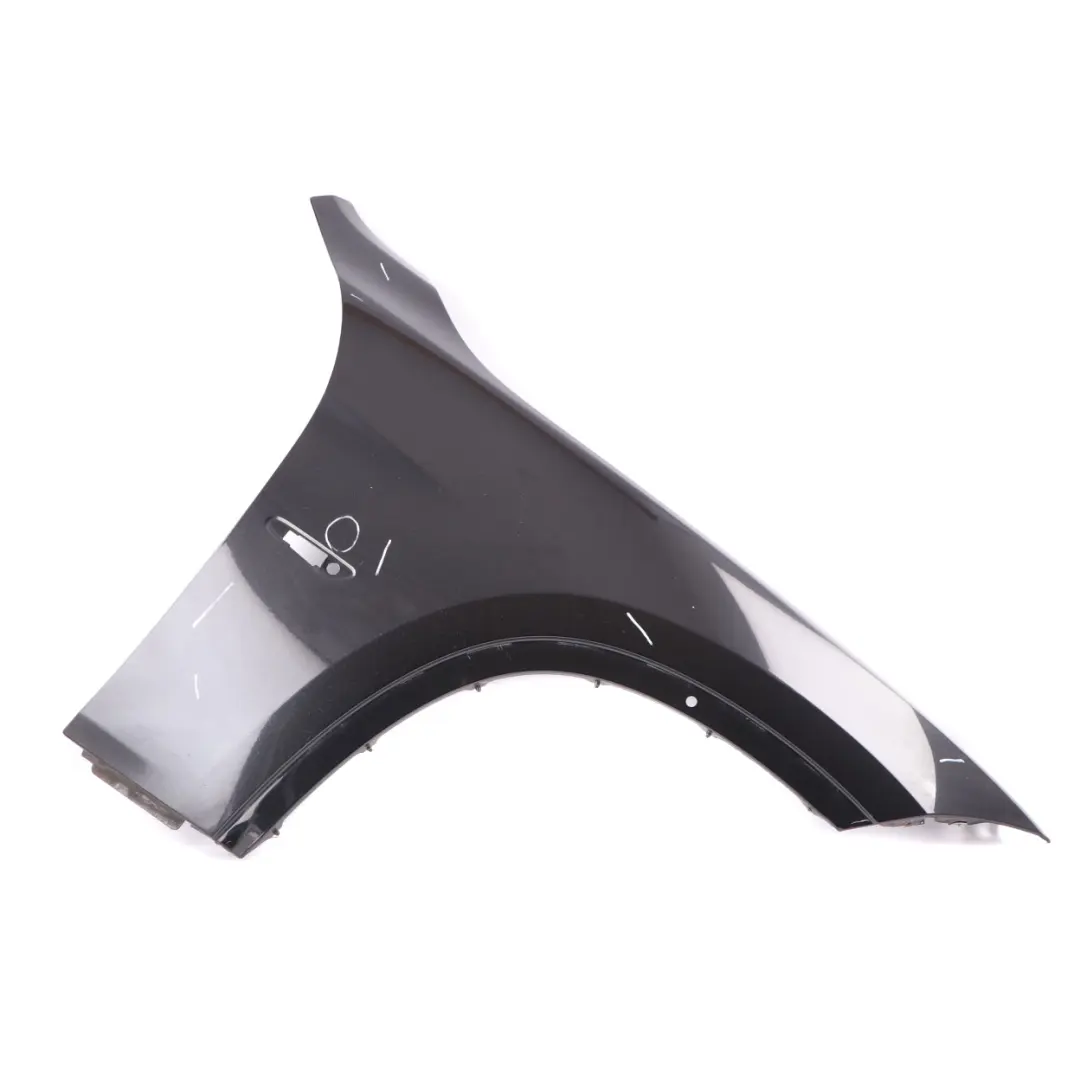 Front Right O/S Side Panel Fender Wing Black Sapphire Metallic - 475 to BMW X1 E84 with Part number 2993156 BMW X1 E84 Front Right O/S Side Panel Fender Wing Black Sapphire Metallic - 475 - SKU 2993156-BS - Part number 2993156