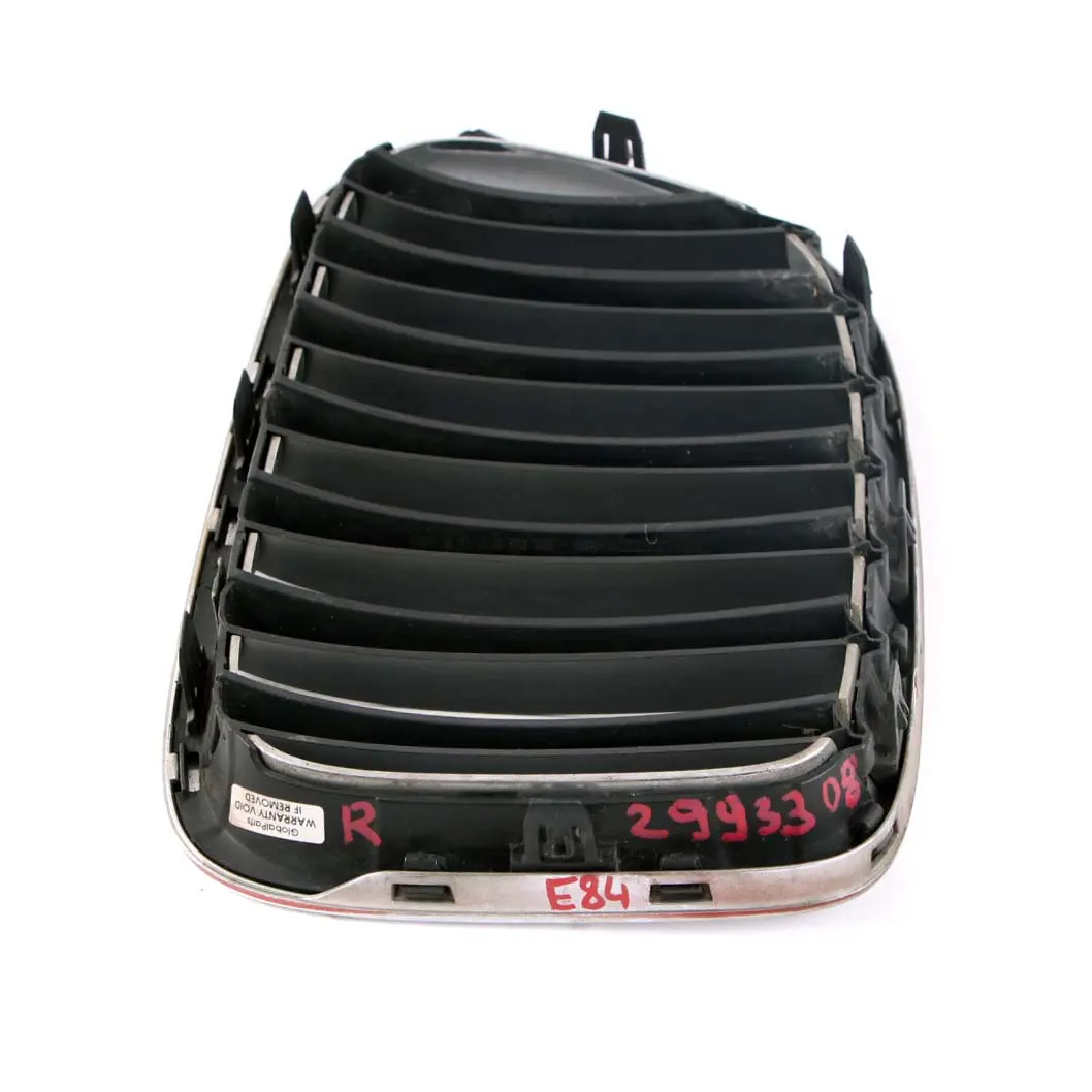 Front Grille Kidney Radiator Air Inlet Right Black Chrome pour BMW X1 E84 à propos du numéro de pièce 2993308 BMW X1 E84 Front Grille Kidney Radiator Air Inlet Right Black Chrome - SKU 2993308 - Numéro de pièce 2993308