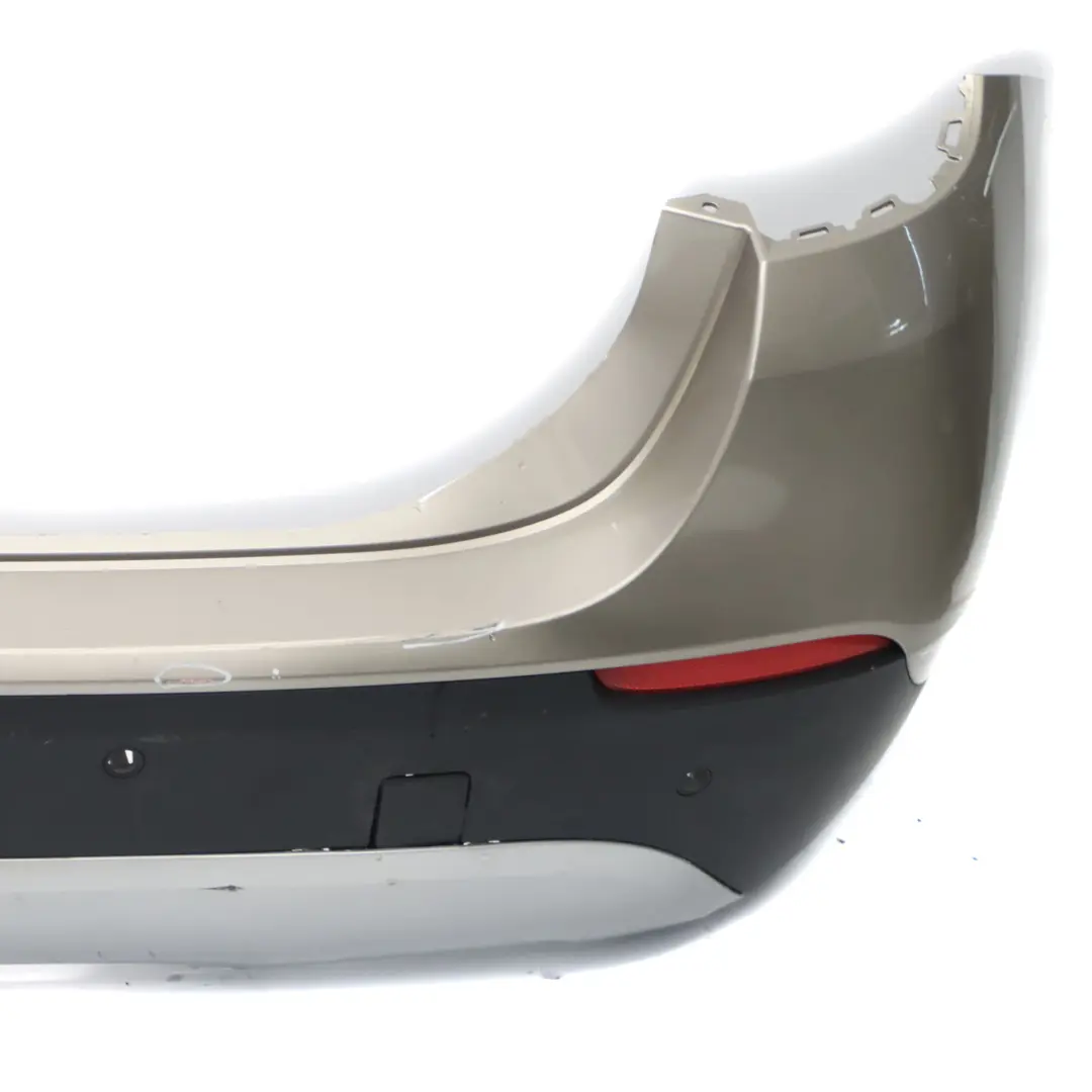 Complete Rear Bumper Trim Panel PDC X Line Kaschmirsilber Silver A72 to BMW X1 E84 with Part number 2993568 BMW X1 E84 Complete Rear Bumper Trim Panel PDC X Line Kaschmirsilber Silver A72 - SKU 2993568-KAS - Part number 2993568