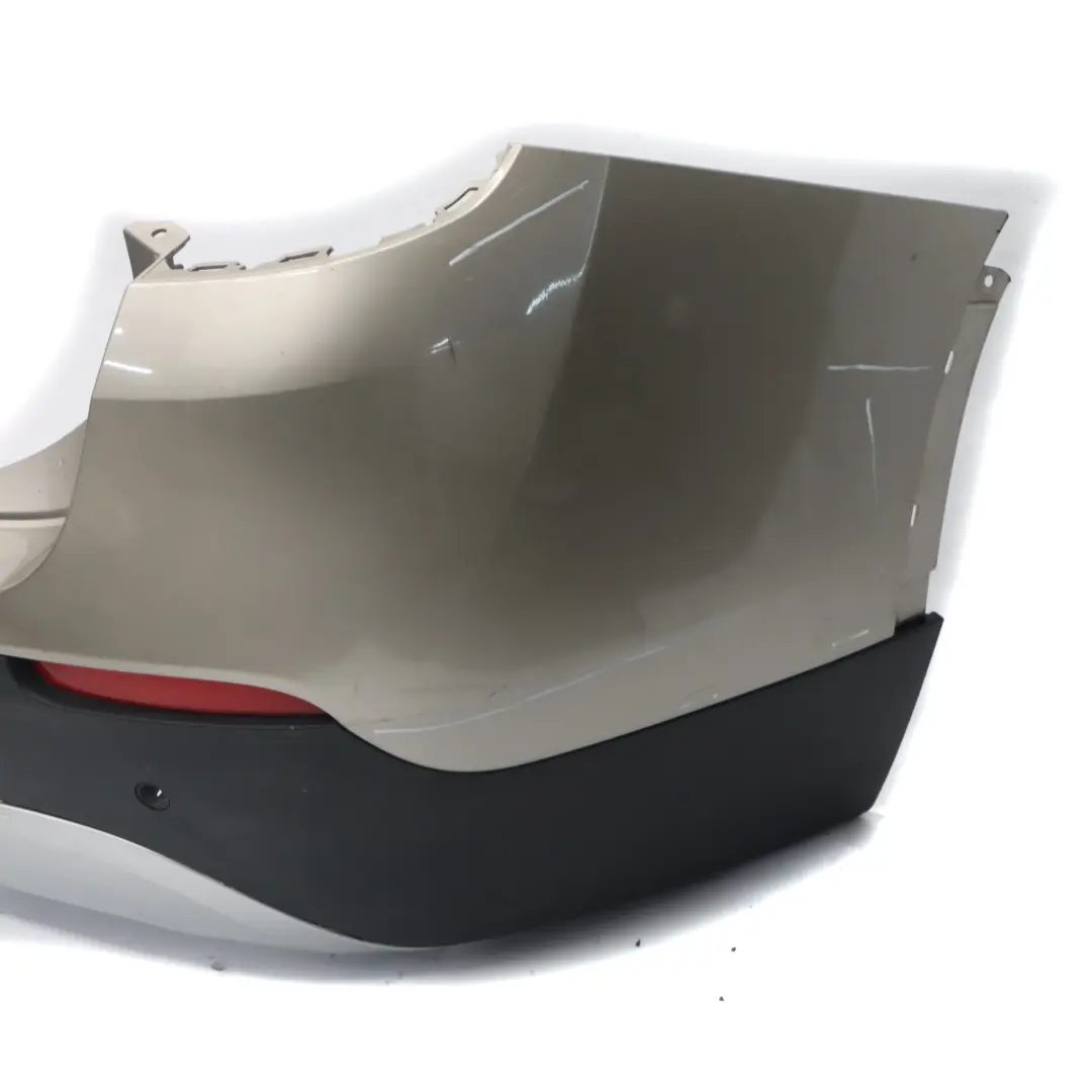 Complete Rear Bumper Trim Panel PDC X Line Kaschmirsilber Silver A72 to BMW X1 E84 with Part number 2993568 BMW X1 E84 Complete Rear Bumper Trim Panel PDC X Line Kaschmirsilber Silver A72 - SKU 2993568-KAS - Part number 2993568