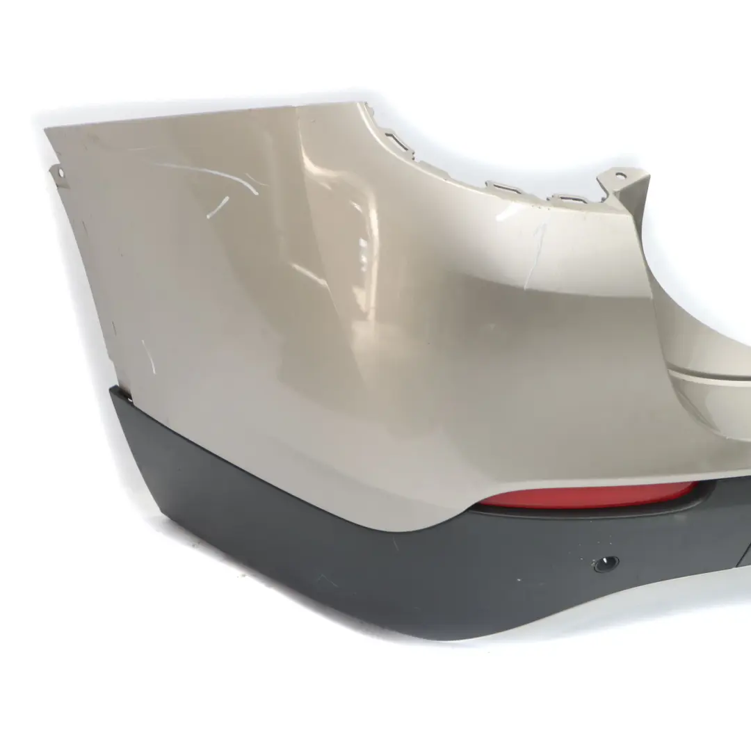 Complete Rear Bumper Trim Panel PDC X Line Kaschmirsilber Silver A72 to BMW X1 E84 with Part number 2993568 BMW X1 E84 Complete Rear Bumper Trim Panel PDC X Line Kaschmirsilber Silver A72 - SKU 2993568-KAS - Part number 2993568