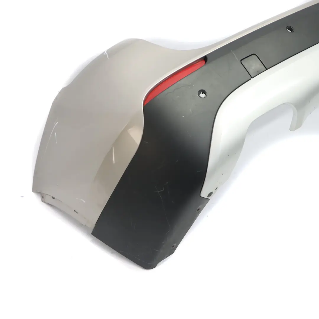 Complete Rear Bumper Trim Panel PDC X Line Kaschmirsilber Silver A72 to BMW X1 E84 with Part number 2993568 BMW X1 E84 Complete Rear Bumper Trim Panel PDC X Line Kaschmirsilber Silver A72 - SKU 2993568-KAS - Part number 2993568