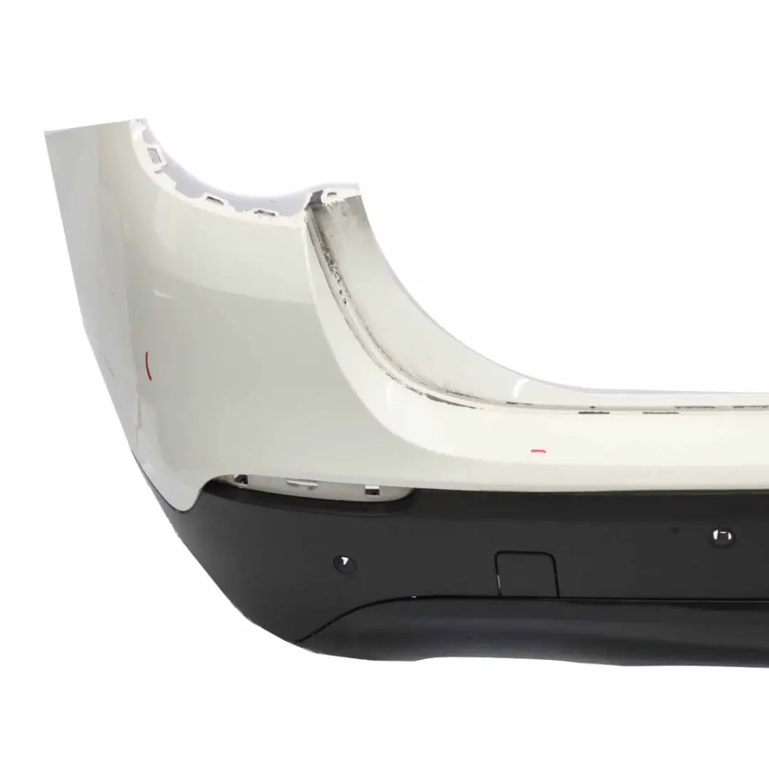 Bumper Trim Panel PDC Mineralweiss Mineral White - A96 to BMW X1 E84 Rear with Part number 2993568 BMW X1 E84 Rear Bumper Trim Panel PDC Mineralweiss Mineral White - A96 - SKU 2993568-MW - Part number 2993568