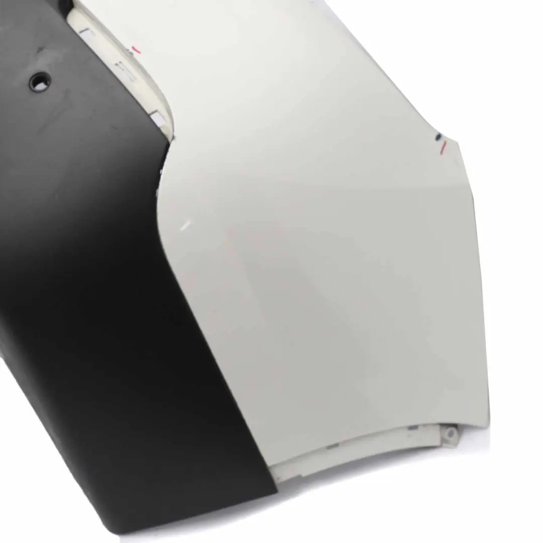 Bumper Trim Panel PDC Mineralweiss Mineral White - A96 to BMW X1 E84 Rear with Part number 2993568 BMW X1 E84 Rear Bumper Trim Panel PDC Mineralweiss Mineral White - A96 - SKU 2993568-MW - Part number 2993568