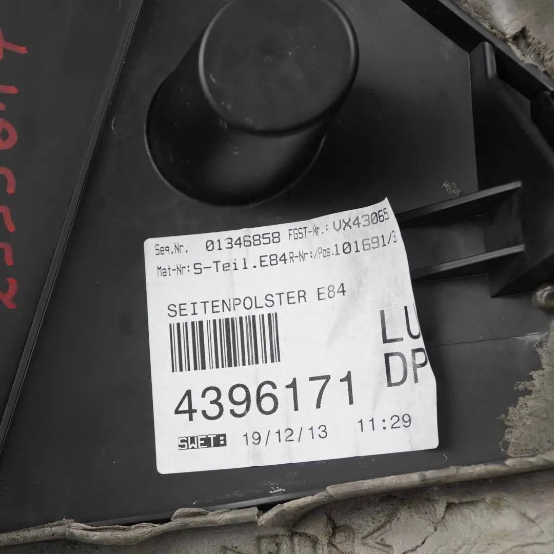 BMW X1 E84 Rücksitzlehne links Seite seitlicher Abschluss Leder Oyster - SKU 2993617 - Teilenummer 2993617