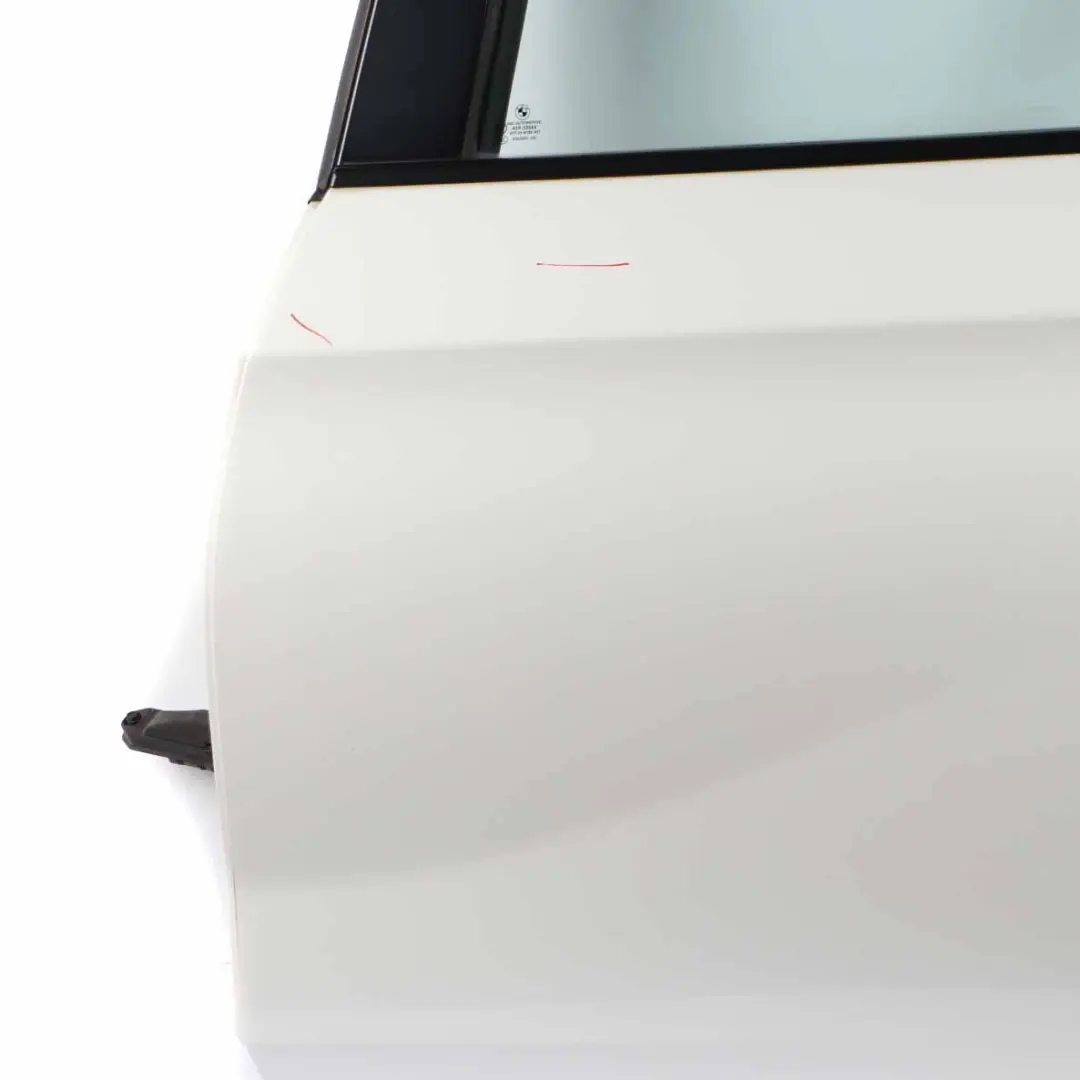 Door Rear Left N/S Alpinweiss Alpine White 3 - 300 to BMW X1 E84 with Part number 2993819 BMW X1 E84 Door Rear Left N/S Alpinweiss Alpine White 3 - 300 - SKU 2993819-AW1 - Part number 2993819