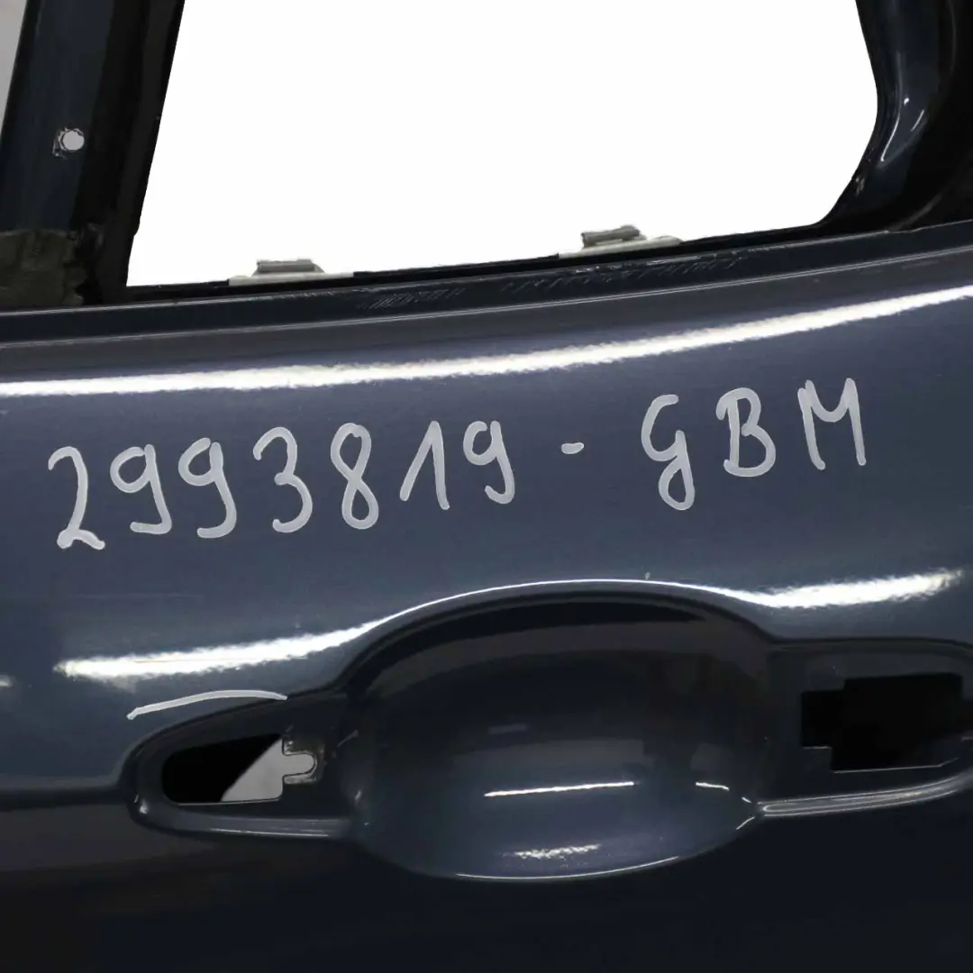 Door Rear Left N/S Graphitblau Graphite Blue Metallic - B07 to BMW X1 E84 with Part number 2993819 BMW X1 E84 Door Rear Left N/S Graphitblau Graphite Blue Metallic - B07 - SKU 2993819-GBM - Part number 2993819