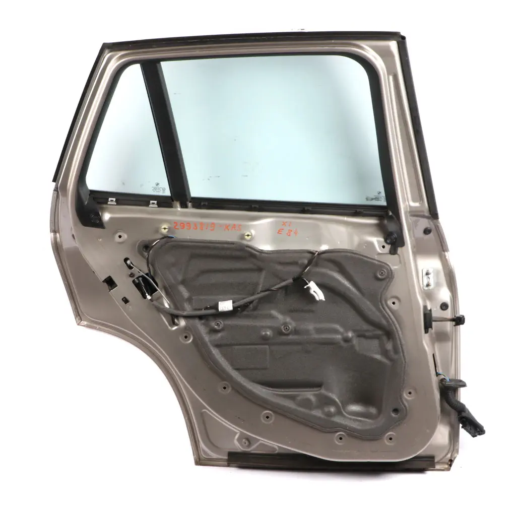 Door Rear Left N/S Kaschmirsilber Silver Metallic - A72 to BMW X1 E84 with Part number 2993819 BMW X1 E84 Door Rear Left N/S Kaschmirsilber Silver Metallic - A72 - SKU 2993819-KAS - Part number 2993819