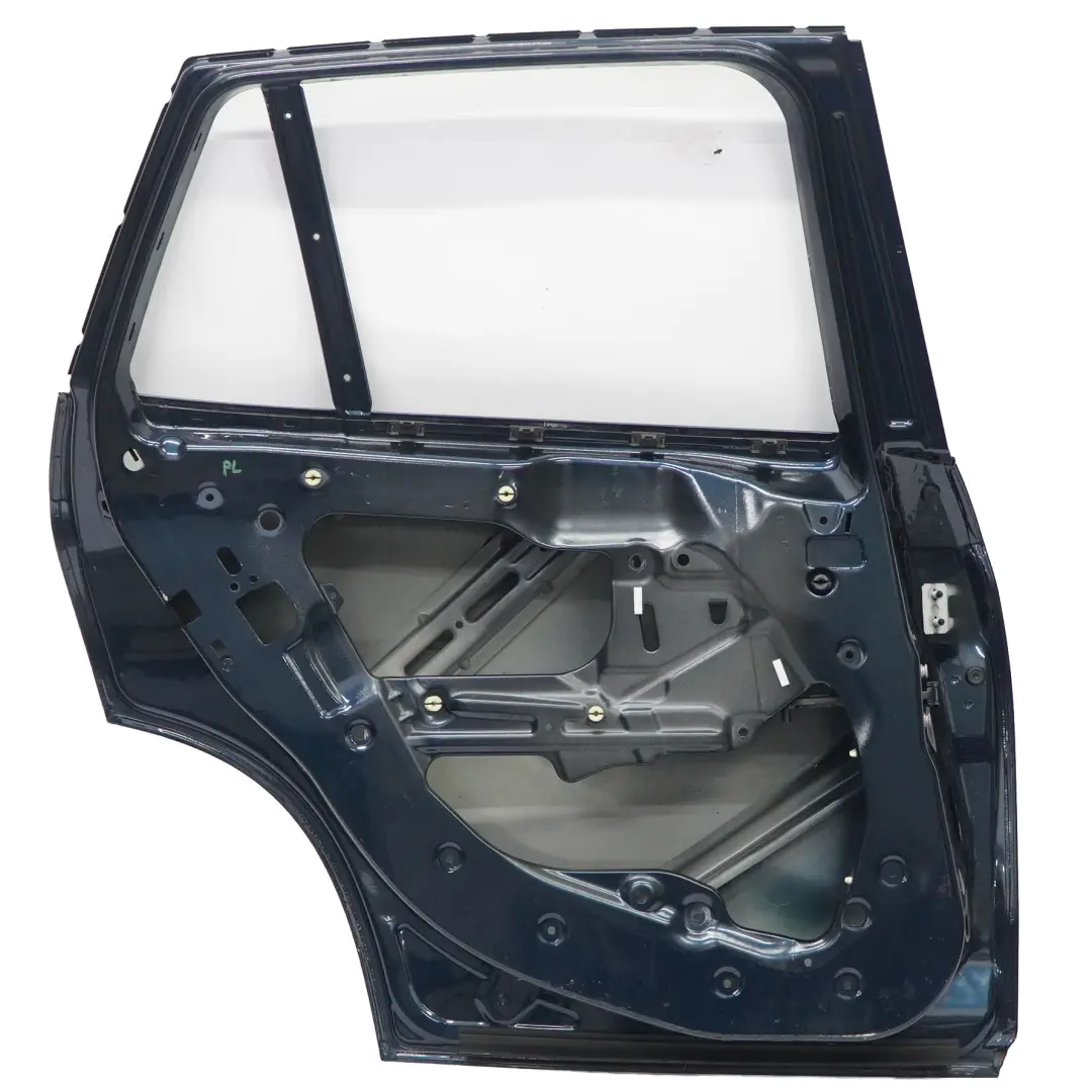 Puerta Trasera Izquierda Azul Medianoche Metalizado - B38 para BMW X1 E84 con número de pieza 2993819 BMW X1 E84 Puerta Trasera Izquierda Azul Medianoche Metalizado - B38 - SKU 2993819-MBM - Número de pieza 2993819