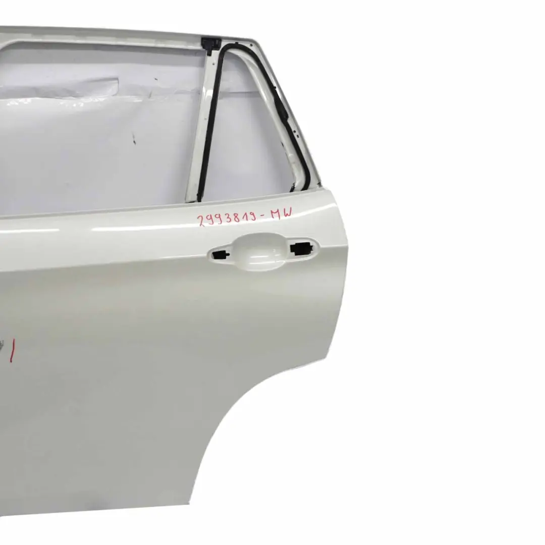 BMW X1 E84 Door Rear Left N/S Mineralweiss Mineral White Metallic - A96 - SKU 2993819-MW - Part number 2993819