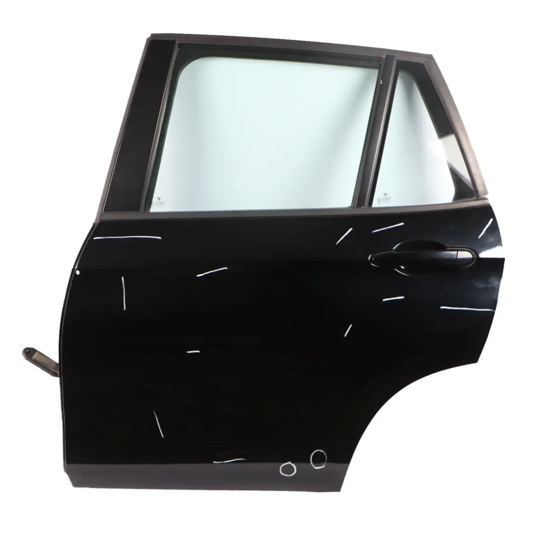 Door Rear Left N/S Schwarz 2 Black - 668 to BMW X1 E84 with Part number 2993819 BMW X1 E84 Door Rear Left N/S Schwarz 2 Black - 668 - SKU 2993819-SCH - Part number 2993819