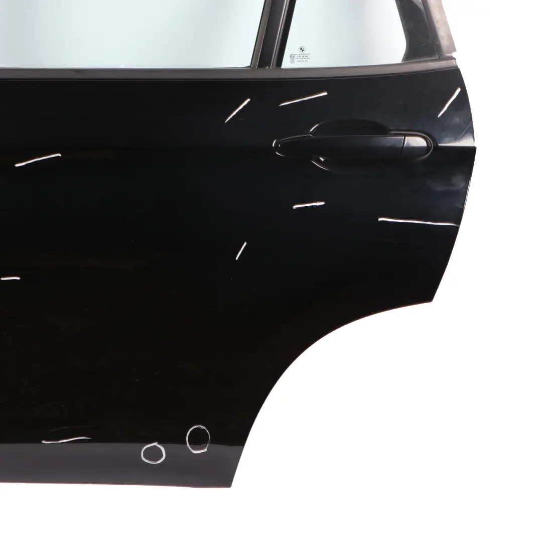 Door Rear Left N/S Schwarz 2 Black - 668 to BMW X1 E84 with Part number 2993819 BMW X1 E84 Door Rear Left N/S Schwarz 2 Black - 668 - SKU 2993819-SCH - Part number 2993819