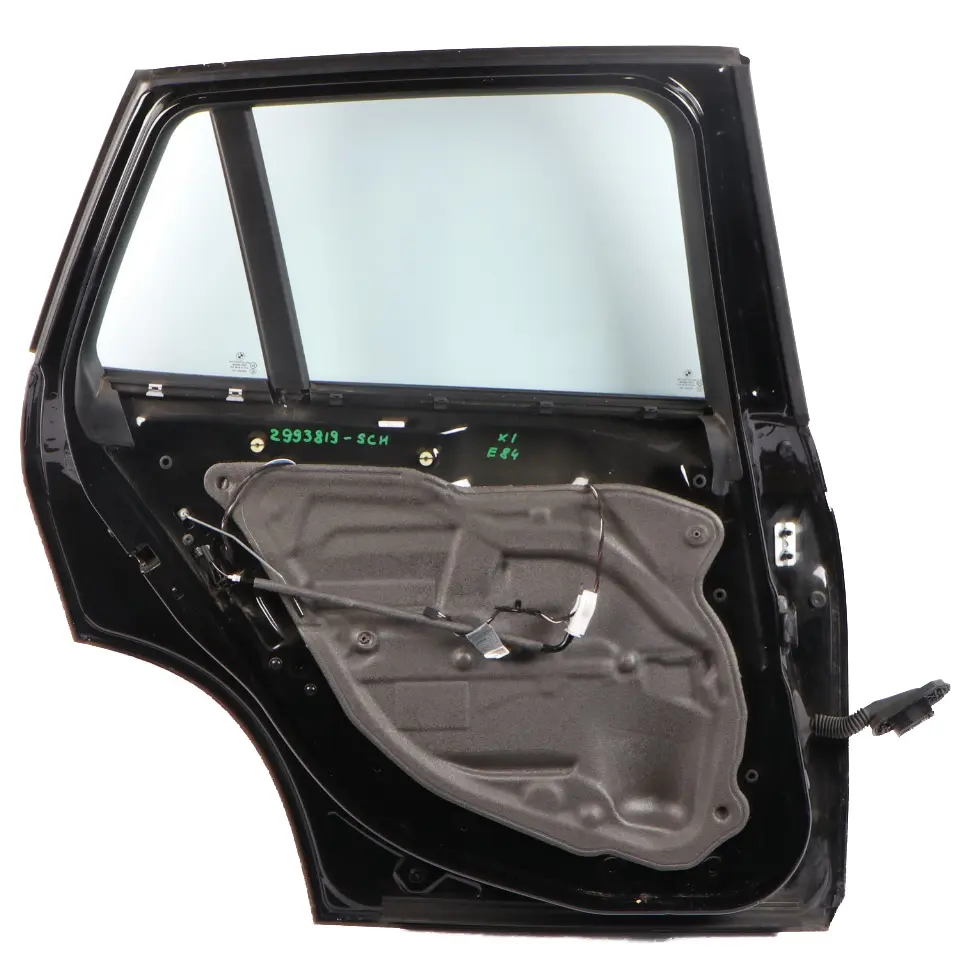 BMW X1 E84 Door Rear Left N/S Schwarz 2 Black - 668 - SKU 2993819-SCH - Part number 2993819