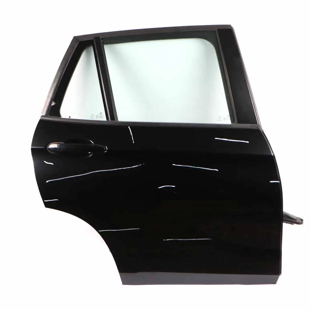 Door Rear Right O/S Black Sapphire Metallic - 475 to BMW X1 E84 with Part number 2993820 BMW X1 E84 Door Rear Right O/S Black Sapphire Metallic - 475 - SKU 2993820-BS - Part number 2993820