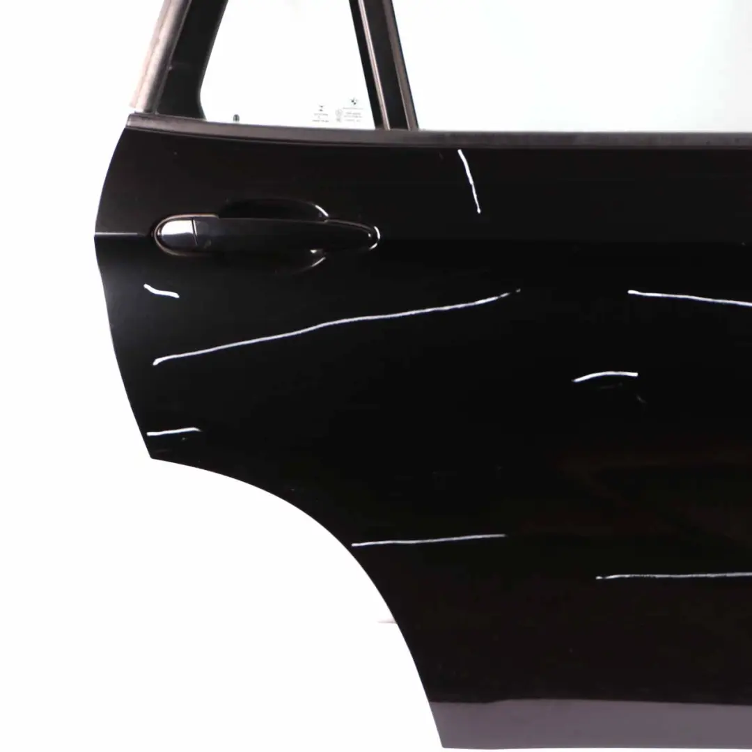 Door Rear Right O/S Black Sapphire Metallic - 475 to BMW X1 E84 with Part number 2993820 BMW X1 E84 Door Rear Right O/S Black Sapphire Metallic - 475 - SKU 2993820-BS - Part number 2993820
