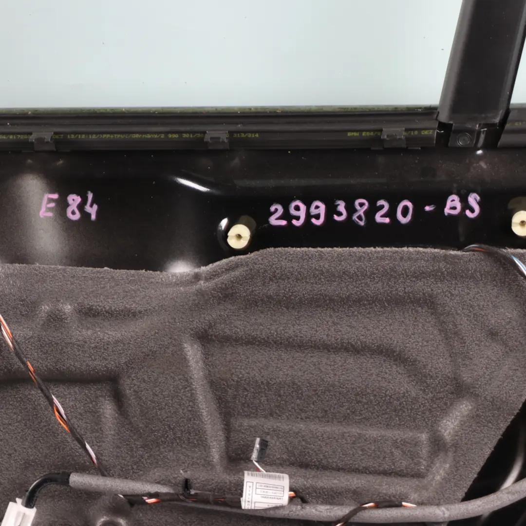 Door Rear Right O/S Black Sapphire Metallic - 475 to BMW X1 E84 with Part number 2993820 BMW X1 E84 Door Rear Right O/S Black Sapphire Metallic - 475 - SKU 2993820-BS - Part number 2993820