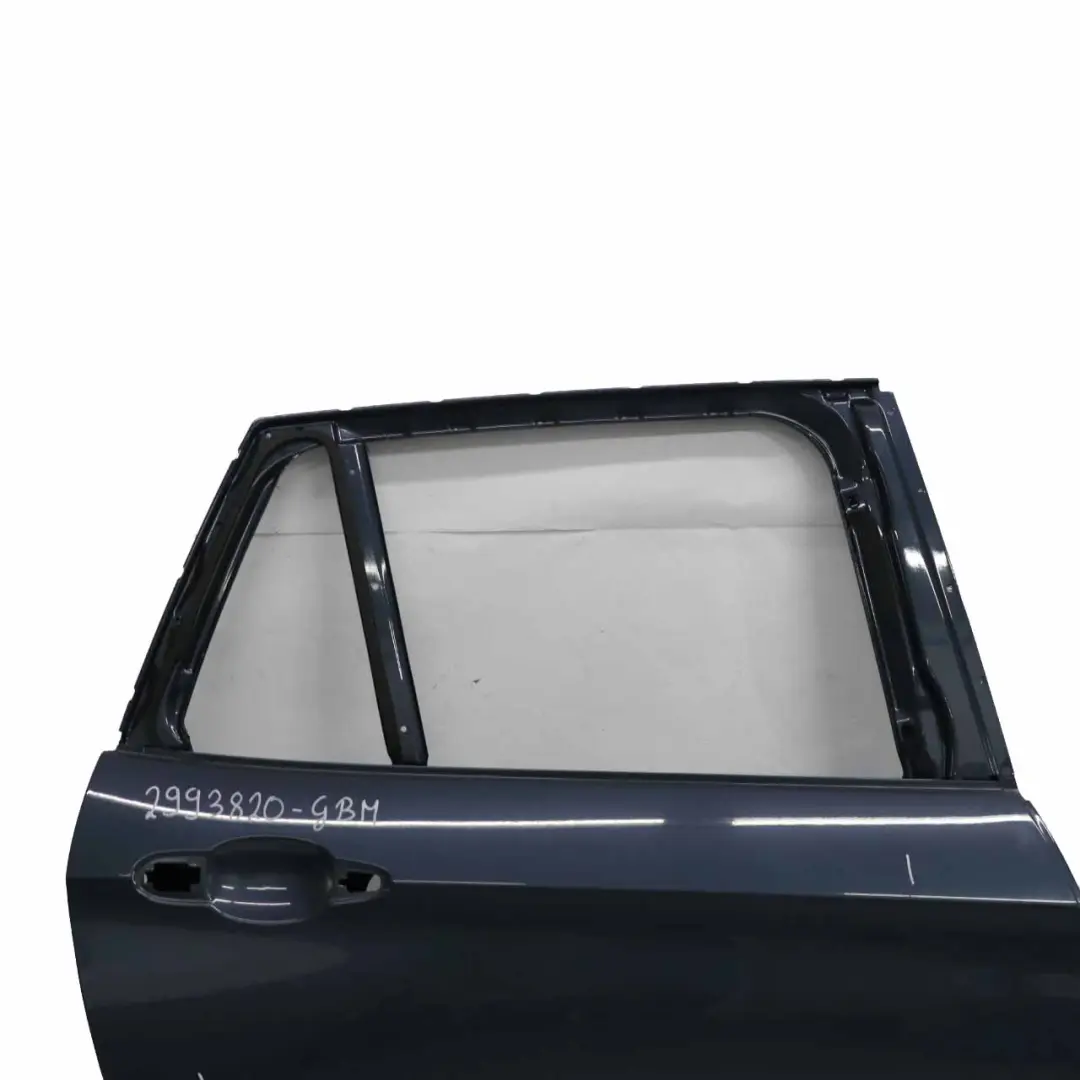 Door Rear Right O/S Graphitblau Graphite Blue Metallic - B07 to BMW X1 E84 with Part number 2993820 BMW X1 E84 Door Rear Right O/S Graphitblau Graphite Blue Metallic - B07 - SKU 2993820-GBM - Part number 2993820
