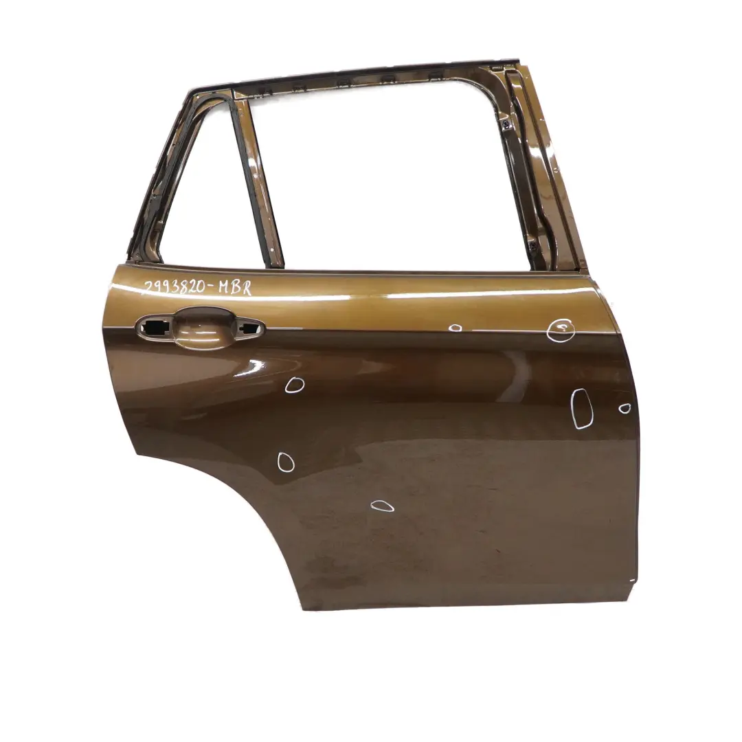 Porta posteriore destra Marrakesh Brown Metallic - B09 per BMW X1 E84 con numero di parte 2993820 BMW X1 E84 Porta posteriore destra Marrakesh Brown Metallic - B09 - SKU 2993820-MBR - Numero di parte 2993820