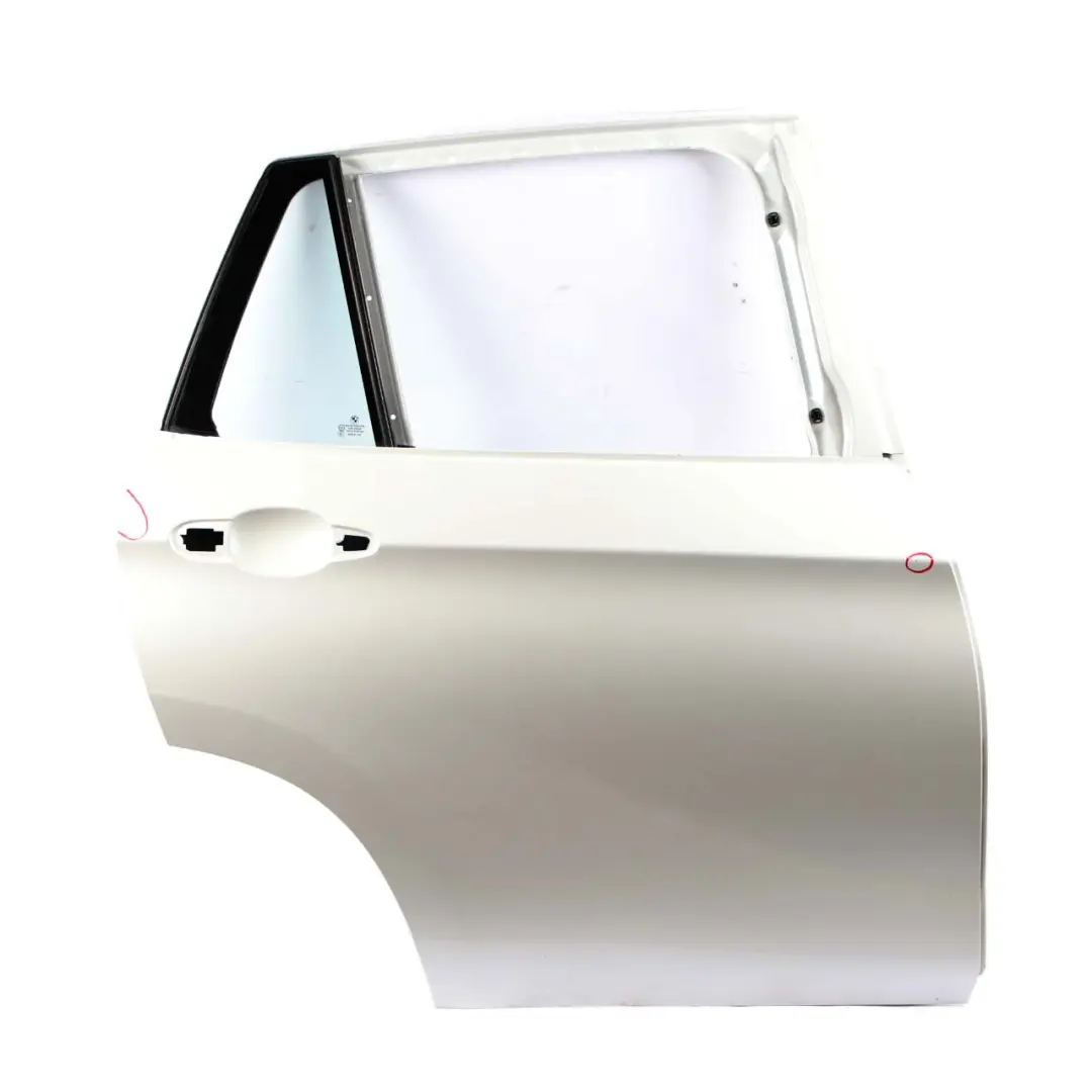Door Rear Right O/S Mineralweiss Mineral White Metallic - A96 to BMW X1 E84 with Part number 2993820 BMW X1 E84 Door Rear Right O/S Mineralweiss Mineral White Metallic - A96 - SKU 2993820-MW - Part number 2993820