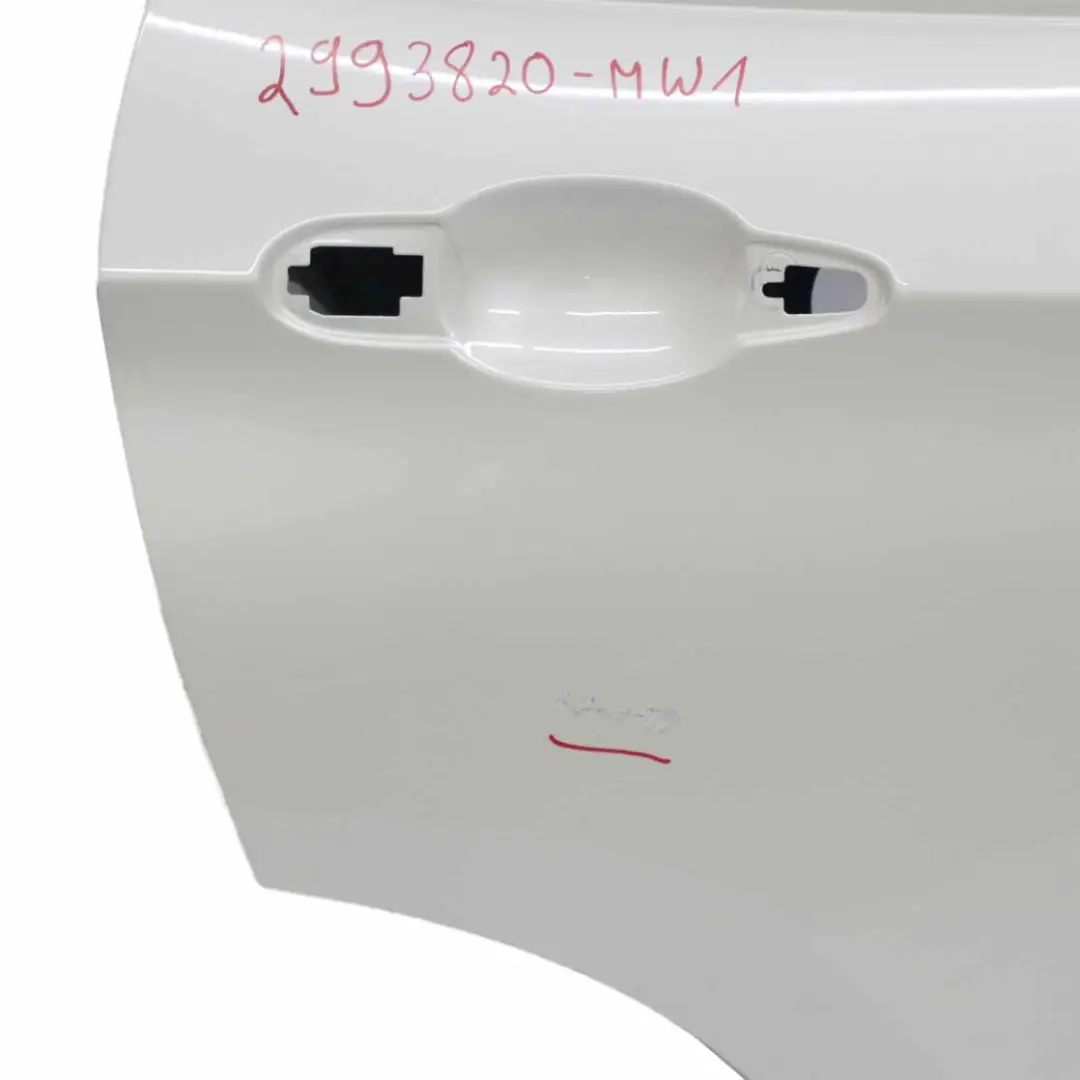 Door Rear Right O/S Mineralweiss Mineral White Metallic - A96 to BMW X1 E84 with Part number 2993820 BMW X1 E84 Door Rear Right O/S Mineralweiss Mineral White Metallic - A96 - SKU 2993820-MW1 - Part number 2993820