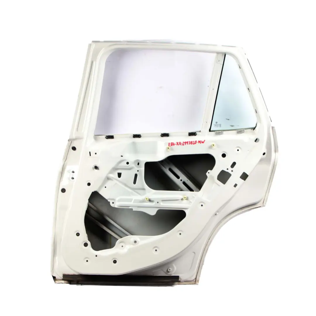 Door Rear Right O/S Mineralweiss Mineral White Metallic - A96 to BMW X1 E84 with Part number 2993820 BMW X1 E84 Door Rear Right O/S Mineralweiss Mineral White Metallic - A96 - SKU 2993820-MW - Part number 2993820