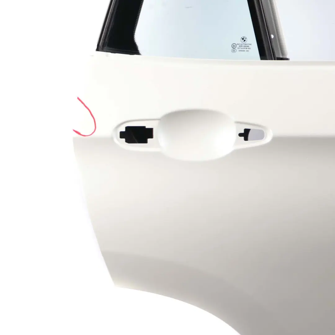 BMW X1 E84 Door Rear Right O/S Mineralweiss Mineral White Metallic - A96 - SKU 2993820-MW - Part number 2993820