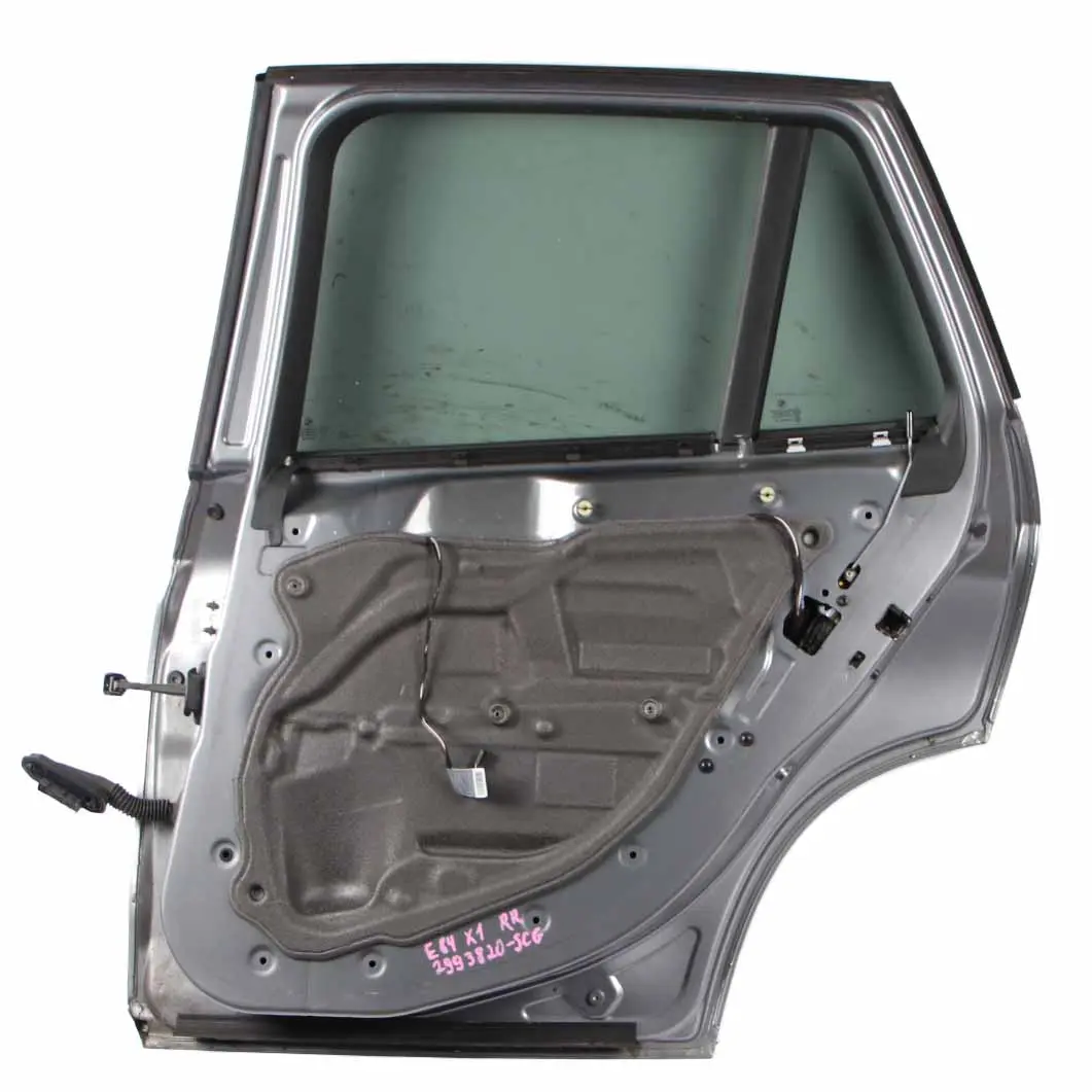 Door Rear Right O/S Spacegrau Space Grey Metallic - A52 to BMW X1 E84 with Part number 2993820 BMW X1 E84 Door Rear Right O/S Spacegrau Space Grey Metallic - A52 - SKU 2993820-SCG - Part number 2993820