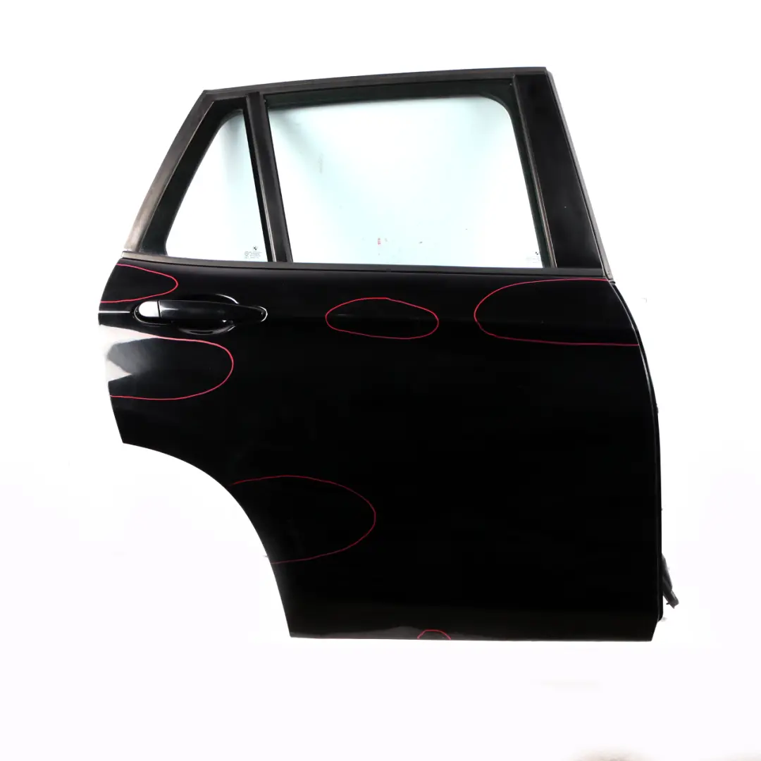 Door Rear Right O/S Schwarz 2 Black - 668 to BMW X1 E84 with Part number 2993820 BMW X1 E84 Door Rear Right O/S Schwarz 2 Black - 668 - SKU 2993820-SCH - Part number 2993820