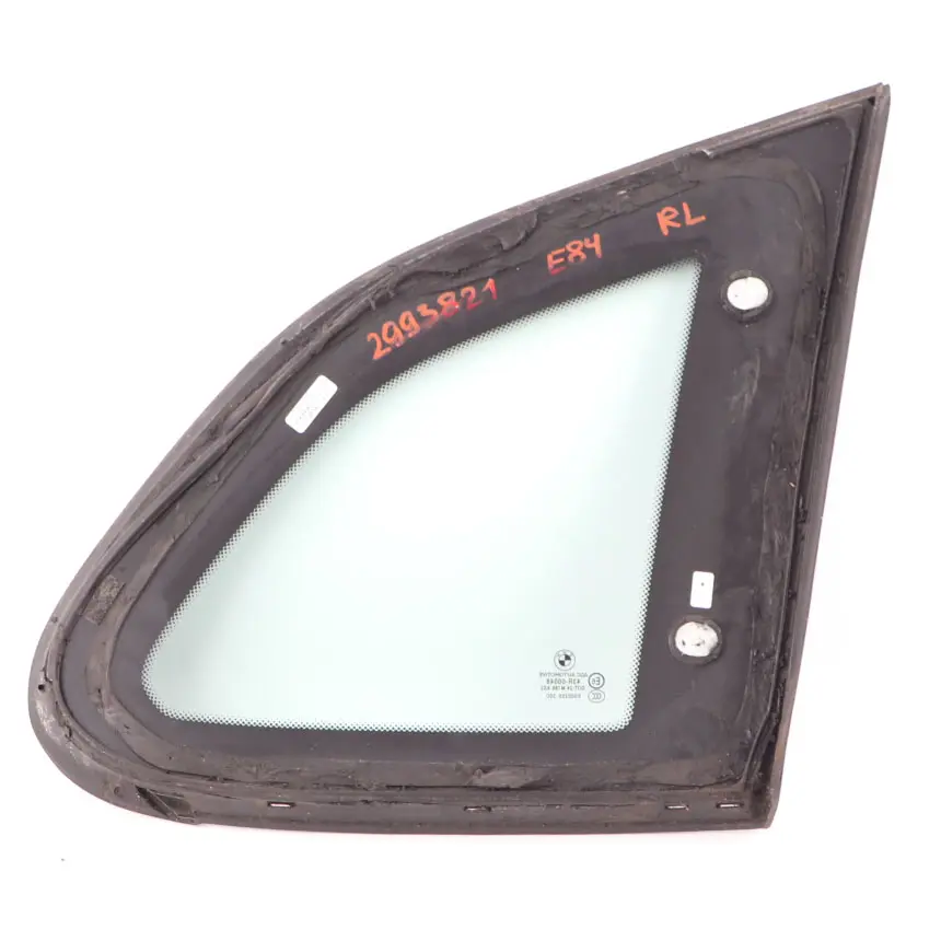 Left Door N/S Side Window Glass Green AS2 to BMW X1 E84 Rear with Part number 2993821 BMW X1 E84 Rear Left Door N/S Side Window Glass Green AS2 - SKU 2993821 - Part number 2993821