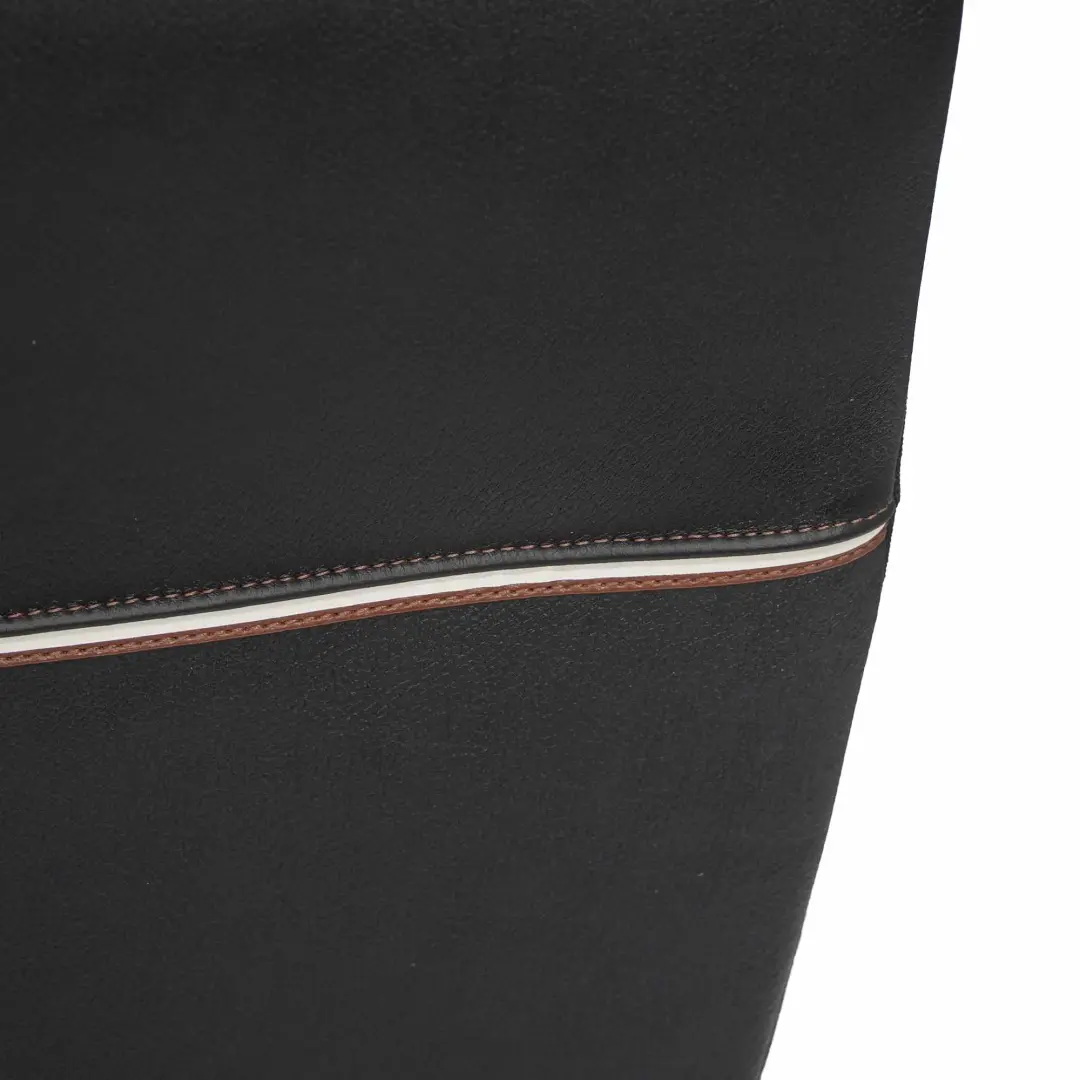 Folding Backrest Covering Leather Nevada Black Brown to BMW X1 E84 Rear Seat with Part number 2994201 BMW X1 E84 Rear Seat Folding Backrest Covering Leather Nevada Black Brown - SKU 2994201 - Part number 2994201