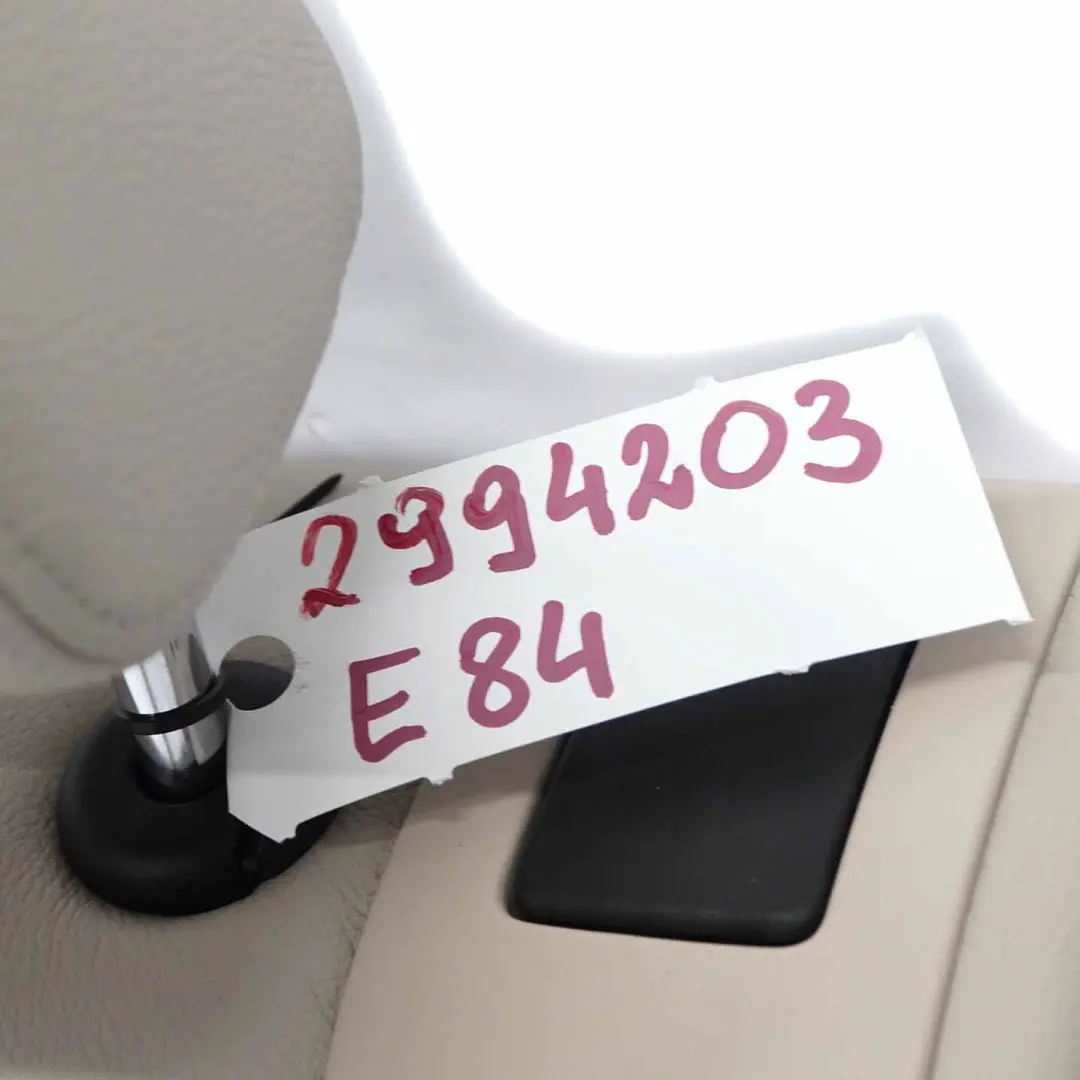 Backrest Rear Folding Cover Leather Nevada Oyster to BMW X1 E84 Seat with Part number 2994203 BMW X1 E84 Seat Backrest Rear Folding Cover Leather Nevada Oyster - SKU 2994203 - Part number 2994203