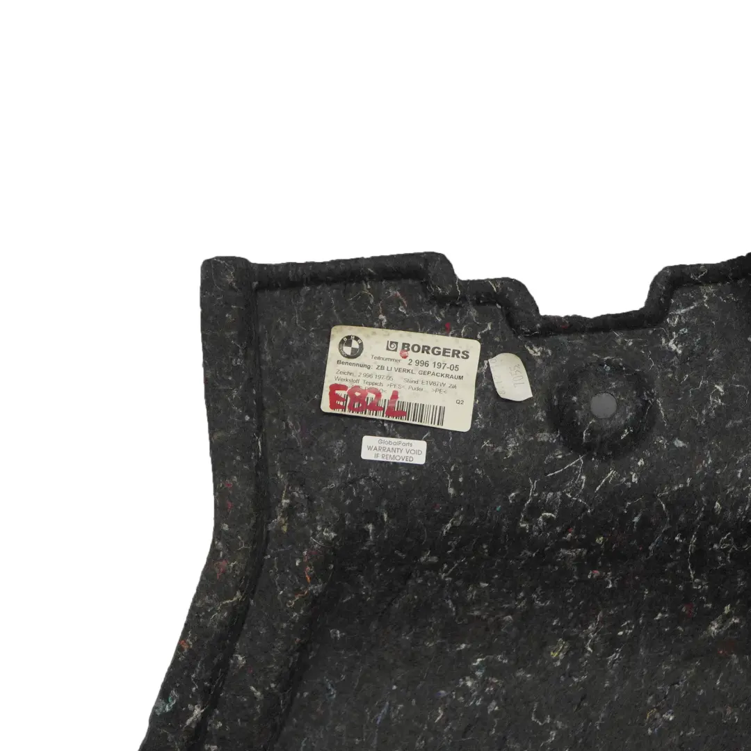 Maletero Tapa Izquierda Embellecedor Maletero para BMW E82 Coupe con número de pieza 2996197 BMW E82 Coupe Maletero Tapa Izquierda Embellecedor Maletero - SKU 2996197 - Número de pieza 2996197