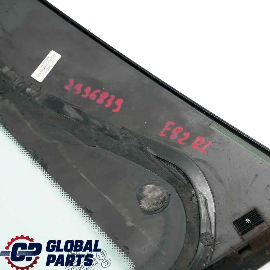 BMW 1 Series E82 Rear Left N/S Side Window AS2 Glanzschwarz High Gloss - SKU 2996839 - Part number 2996839