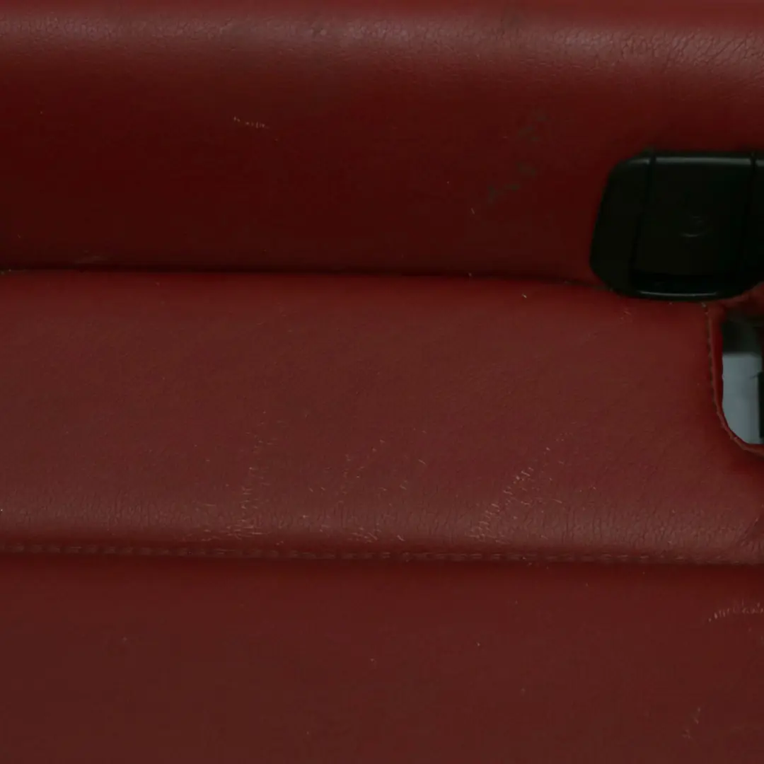 Asiento Trasero Banco Sofá Funda Cuero Boston Rojo NO GENUINO CUERO para BMW E82 con número de pieza 2996959 BMW E82 Asiento Trasero Banco Sofá Funda Cuero Boston Rojo NO GENUINO CUERO - SKU 2996959-1 - Número de pieza 2996959